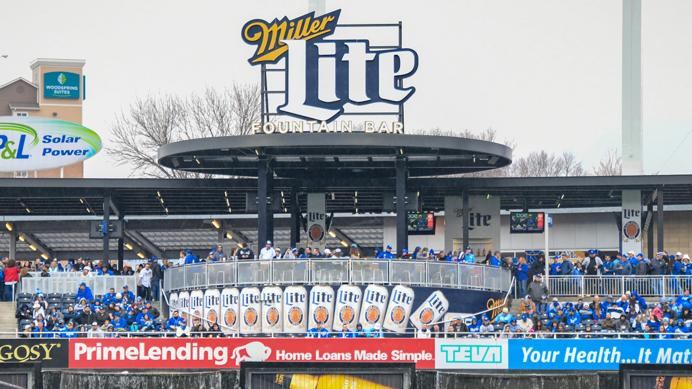 The Royals Authentics Shop is located at Kauffman Stadium inside