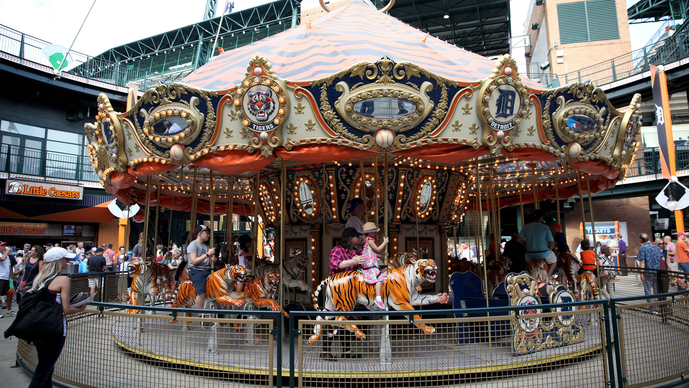Comerica Carousel, Today's shot is from Comerica park home …