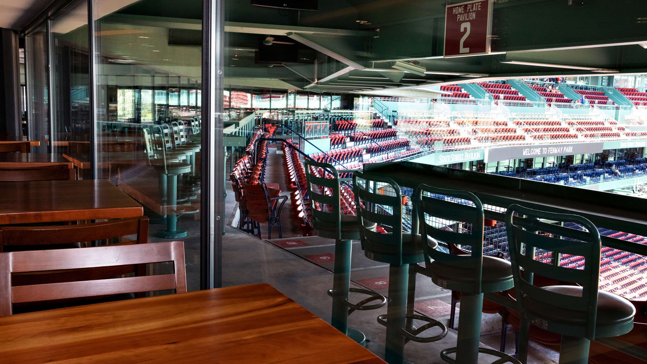 are pavilion box seats at fenway covered