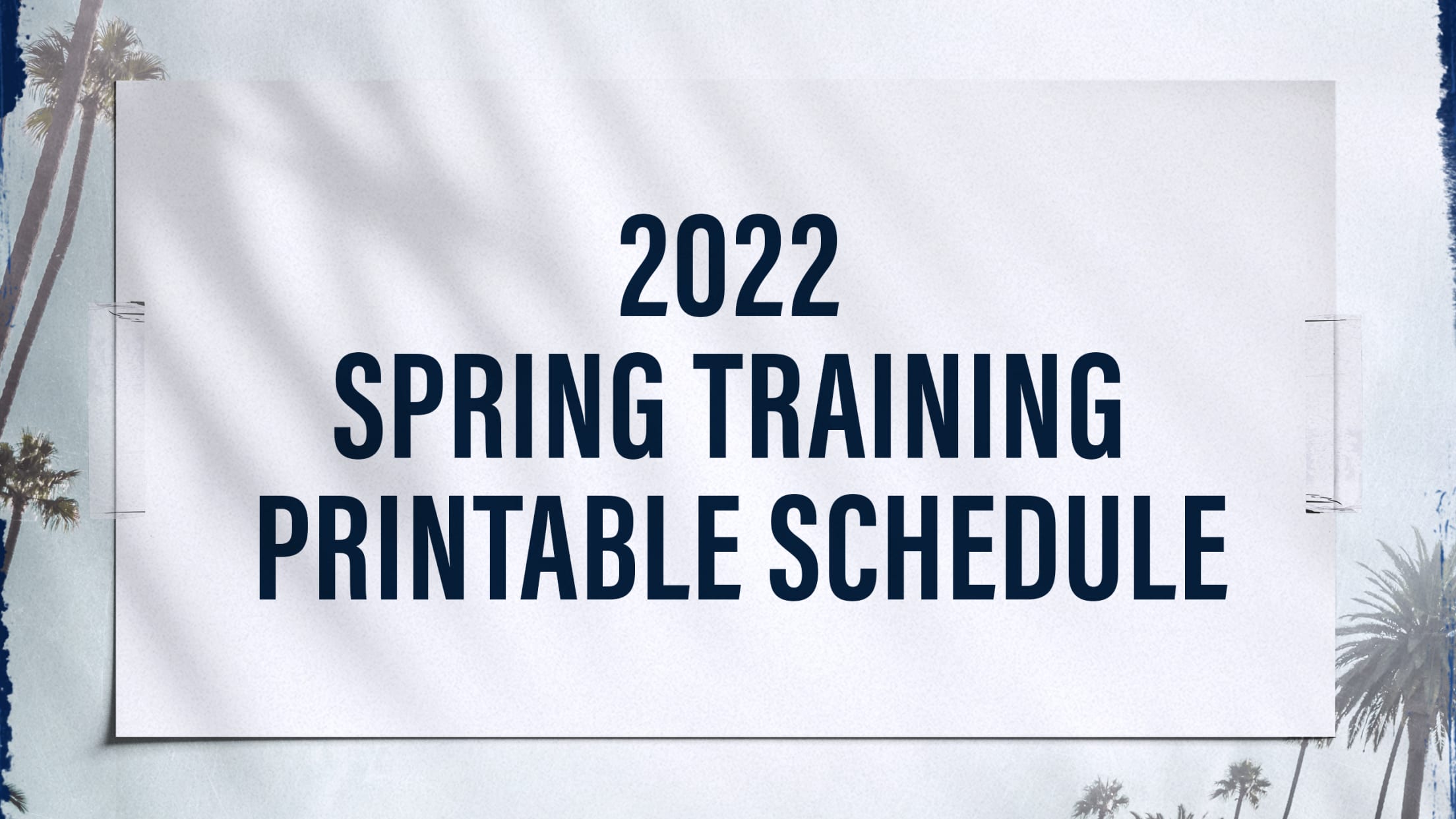 Yankee Spring Training Schedule 2022 Spring Training | New York Yankees