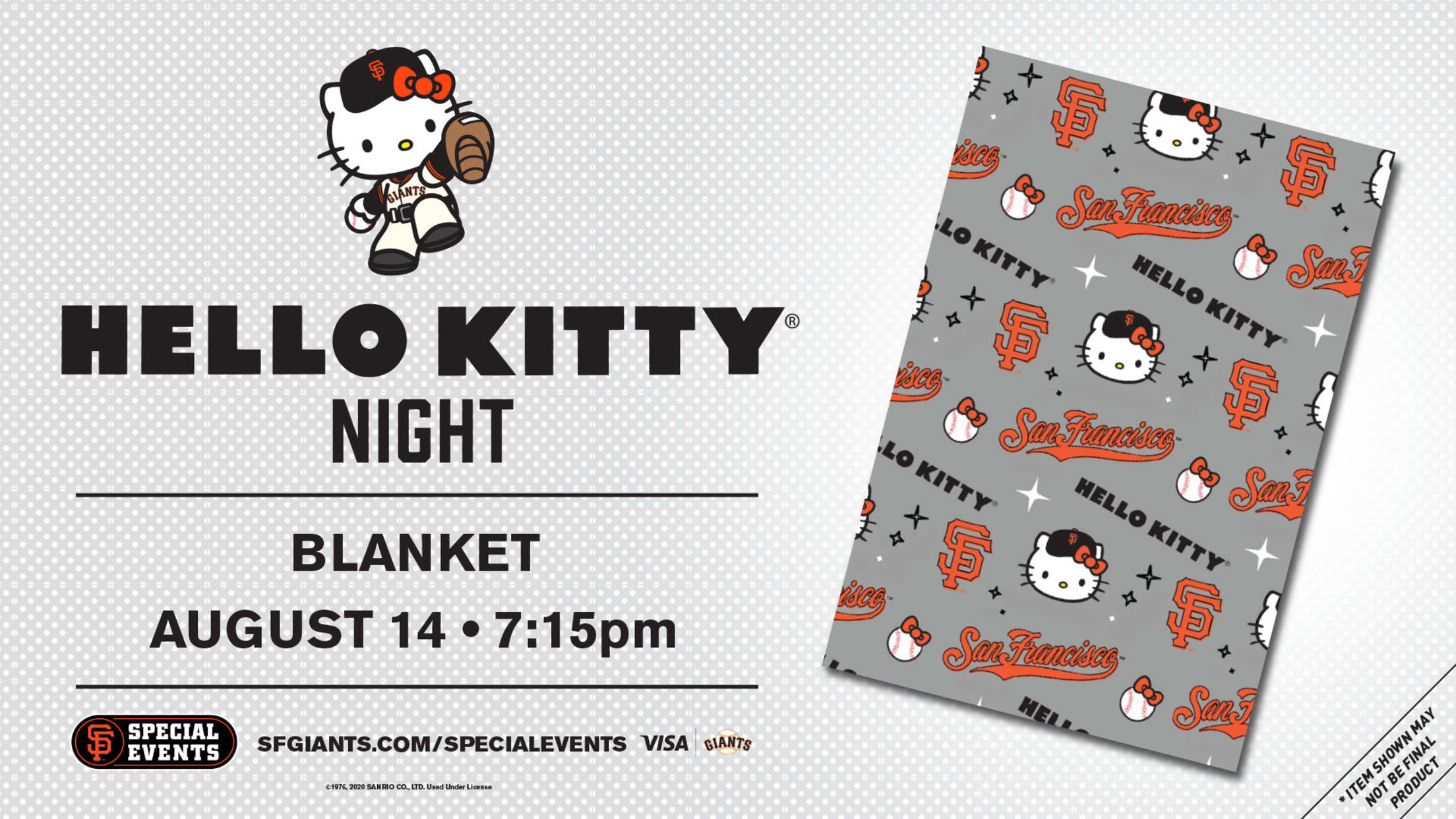 Hello Kitty Night Special Event San Francisco Giants