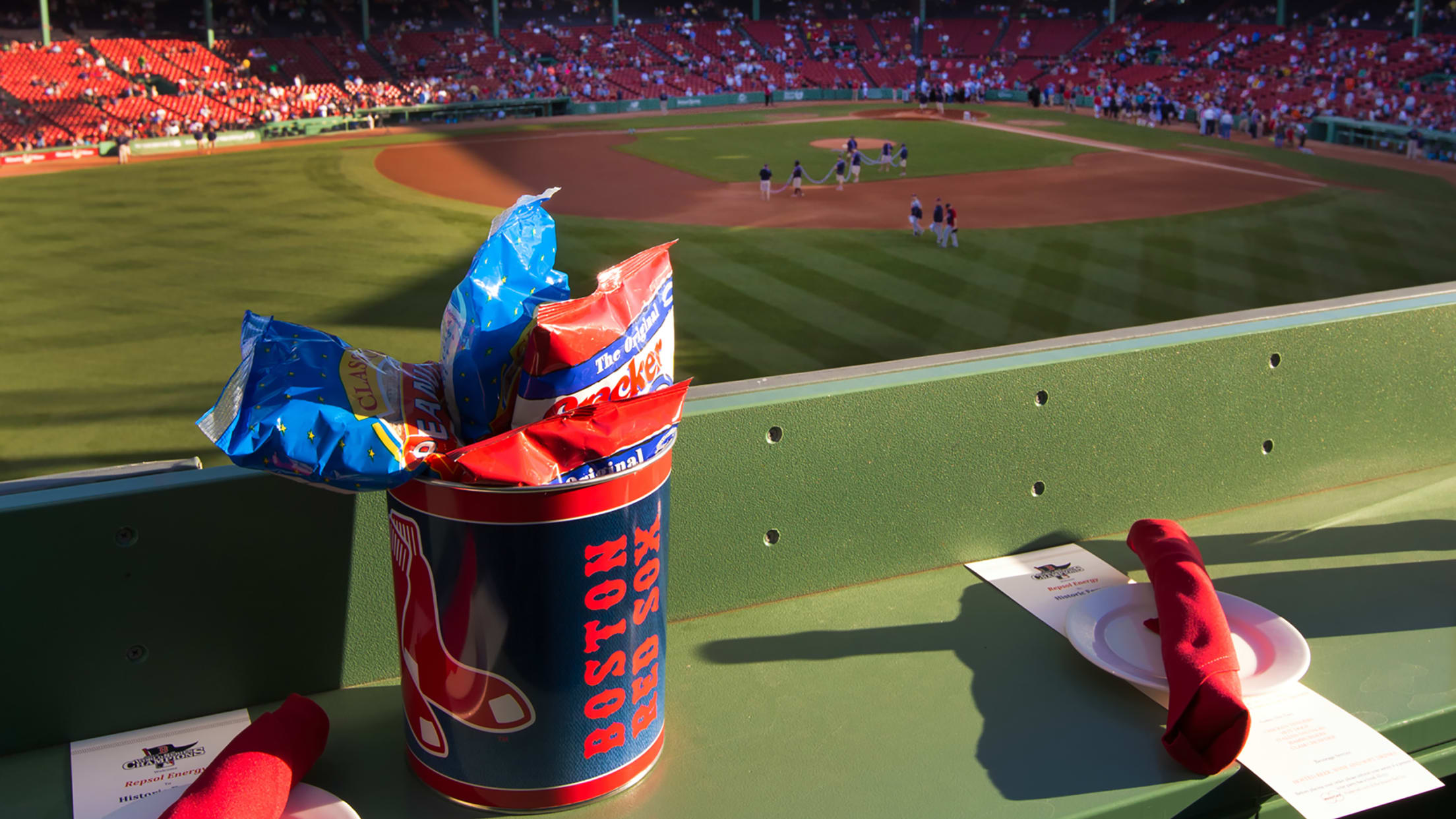 Red Sox Fan Unleashes Hand Cannon from the Green Monster Seats and