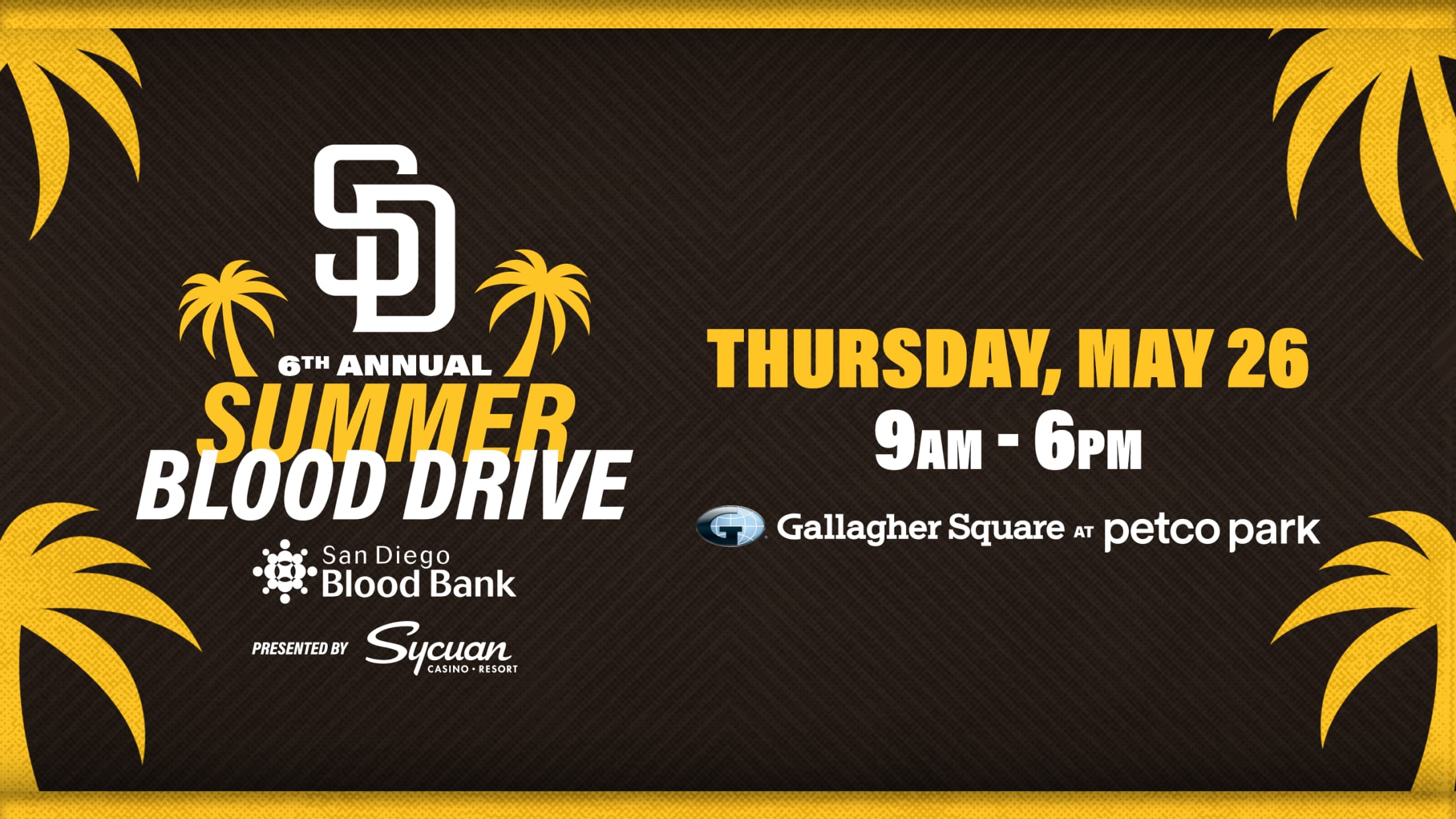 Padres Summer Blood Drive San Diego Padres