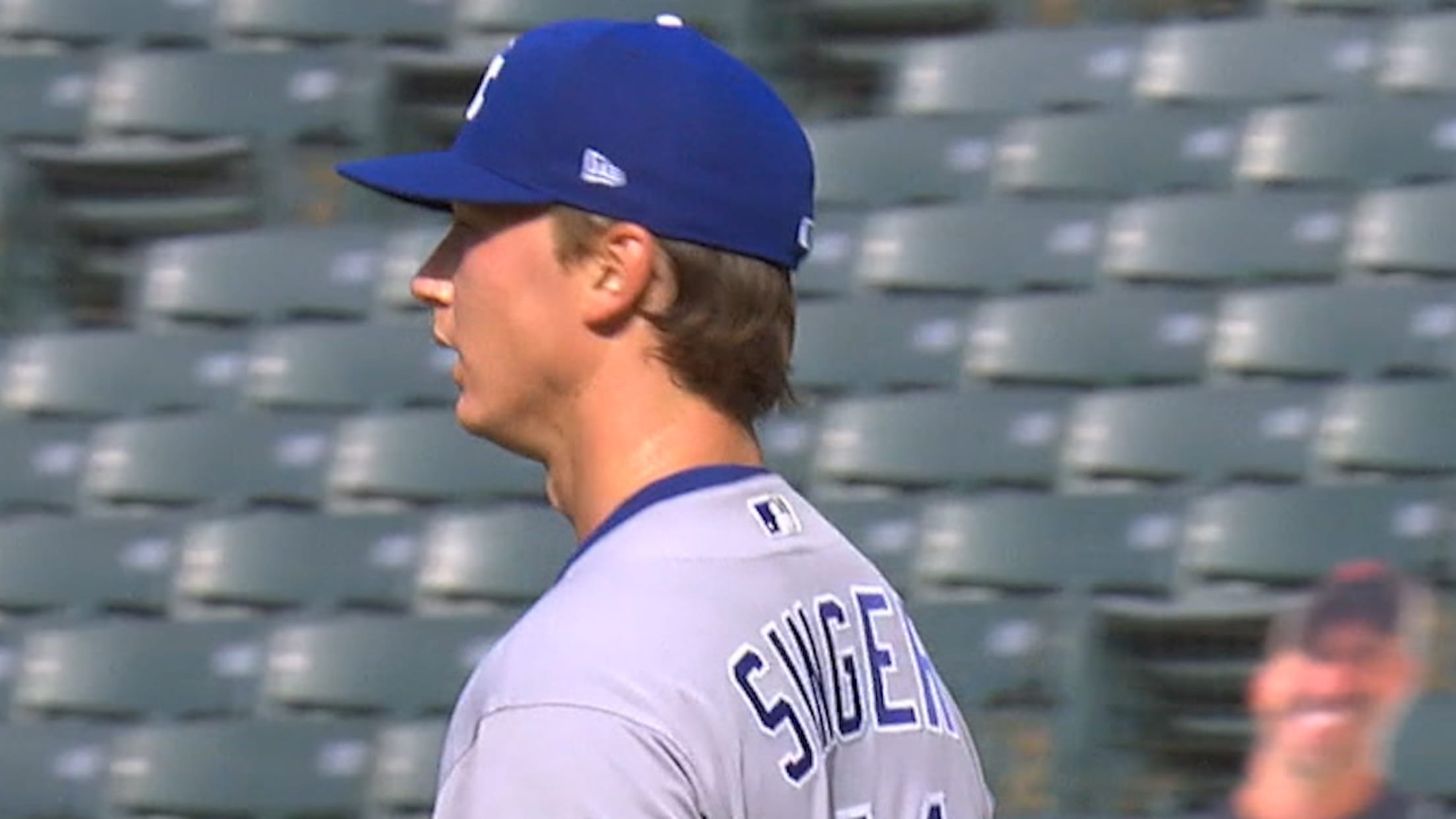 Brady Singer's first MLB K