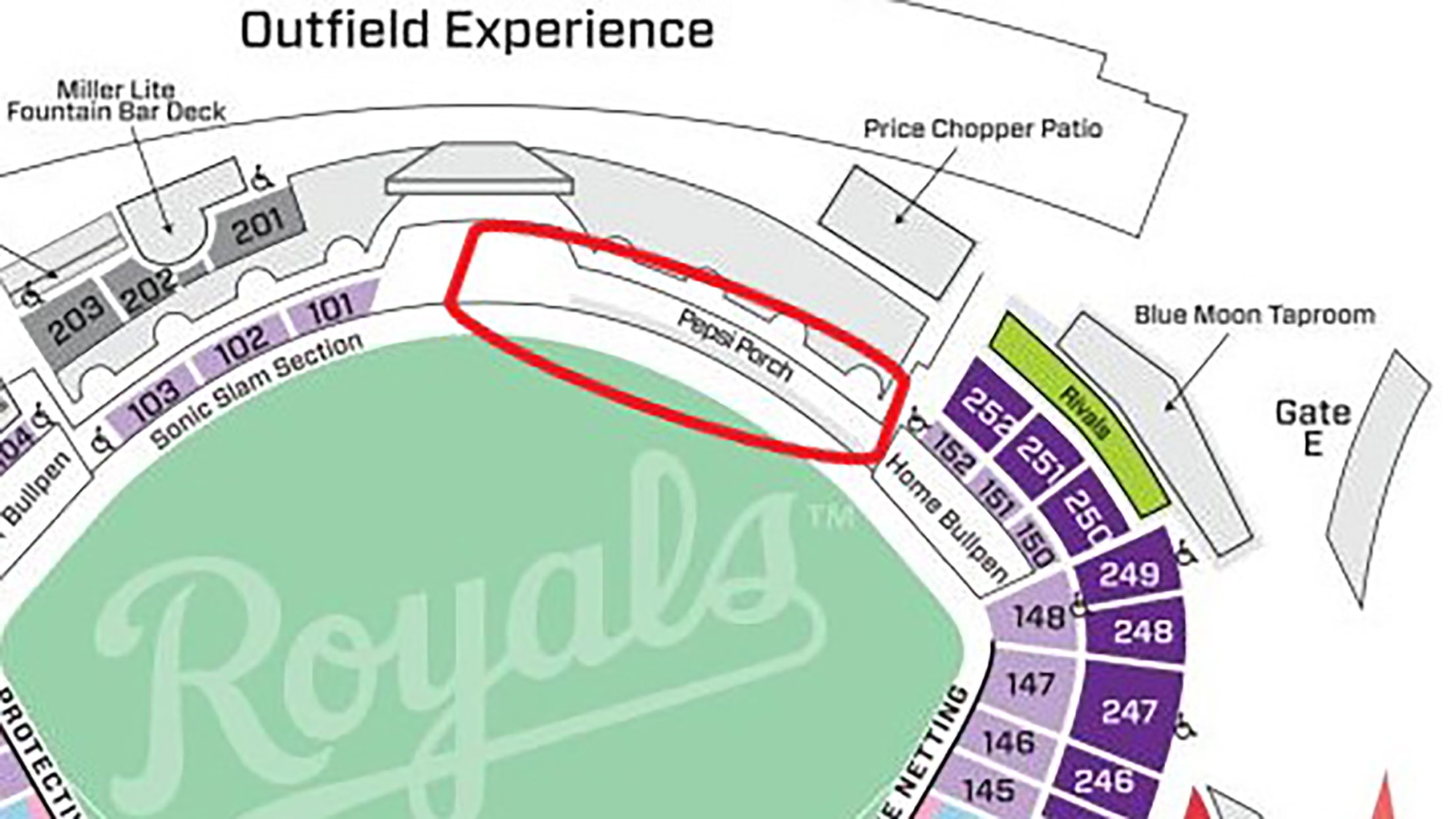 Pepsi Party Porch | Kansas City Royals