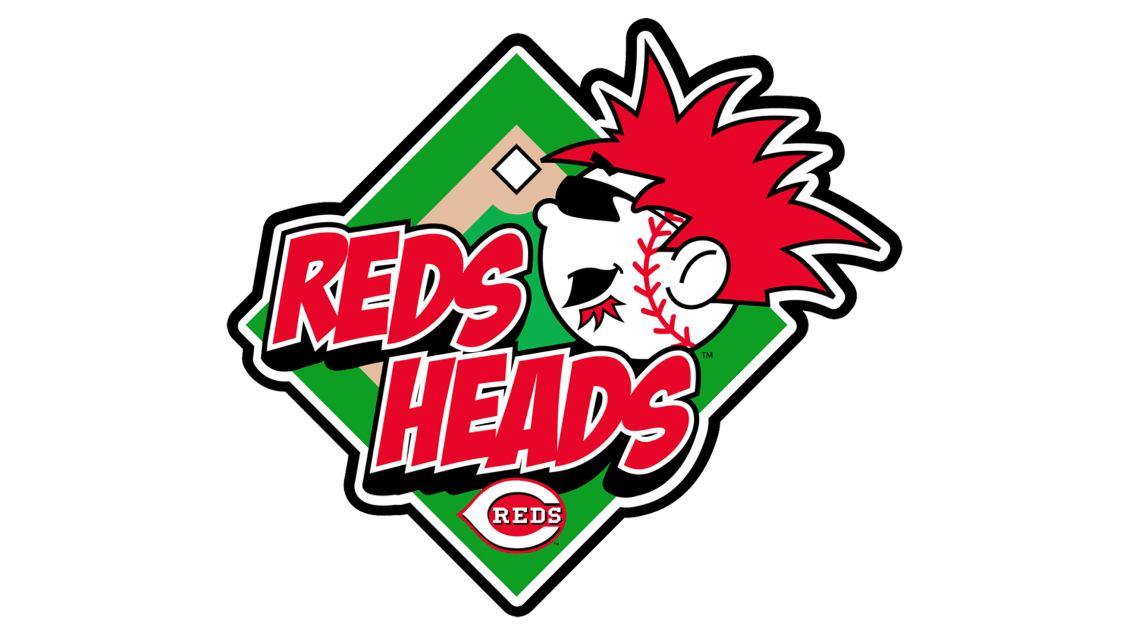 Reds Heads Merry Mascot Photo Days Cincinnati Reds