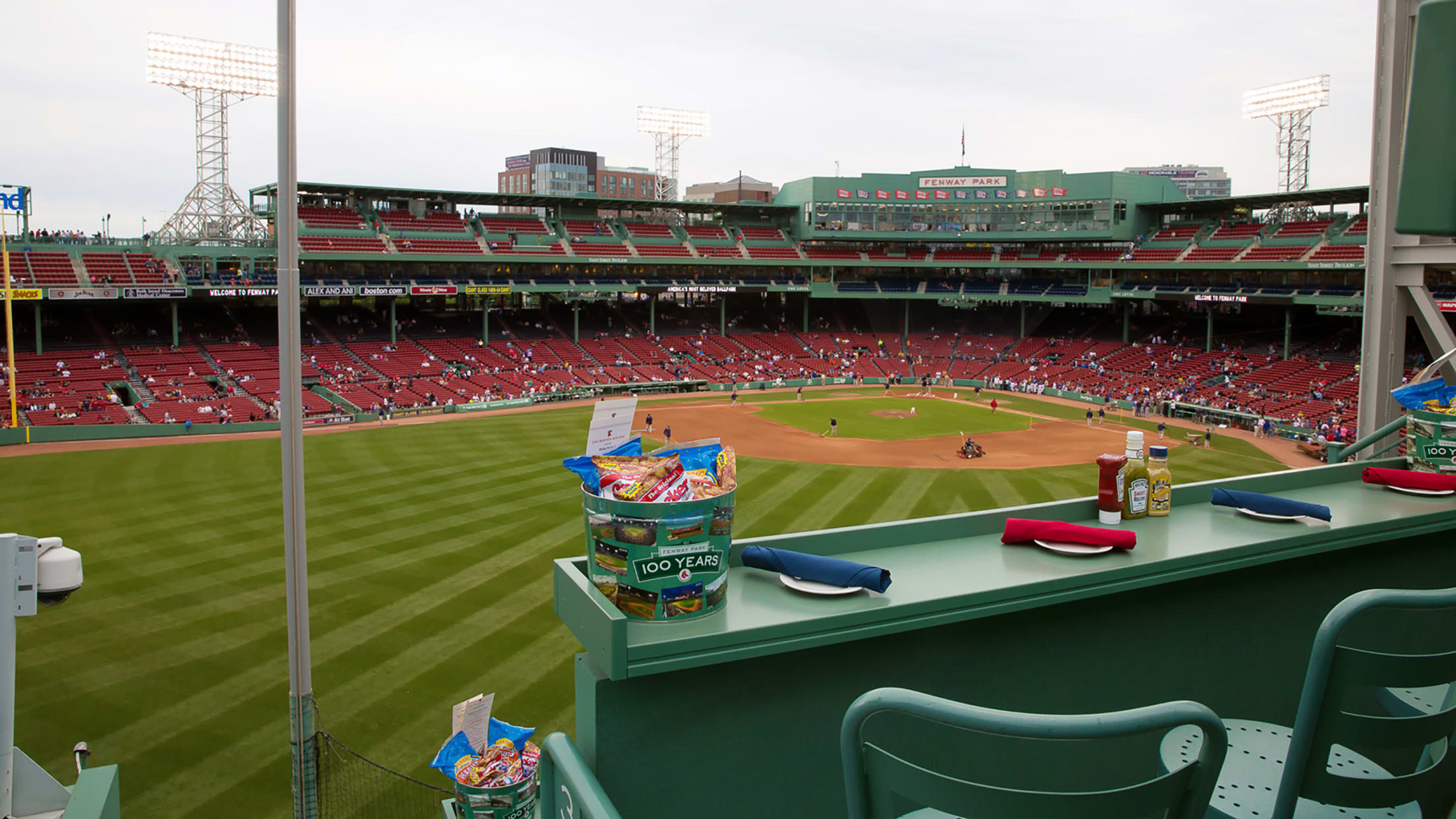 Red Sox Fan Unleashes Hand Cannon from the Green Monster Seats and