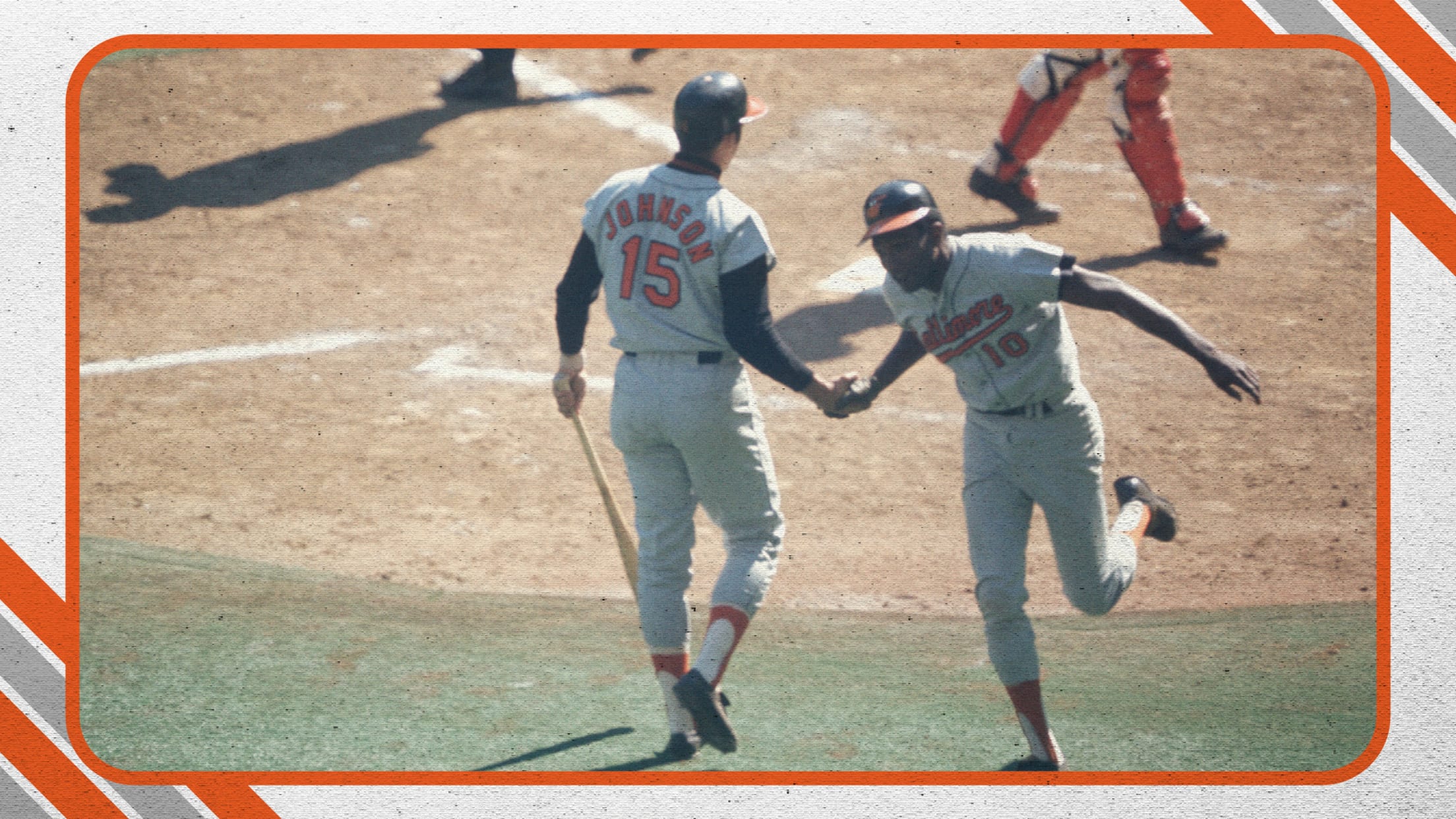 MLB 1970 Baltimore Orioles Celebrate World Series Win with Trophy 8 X 10  Photo