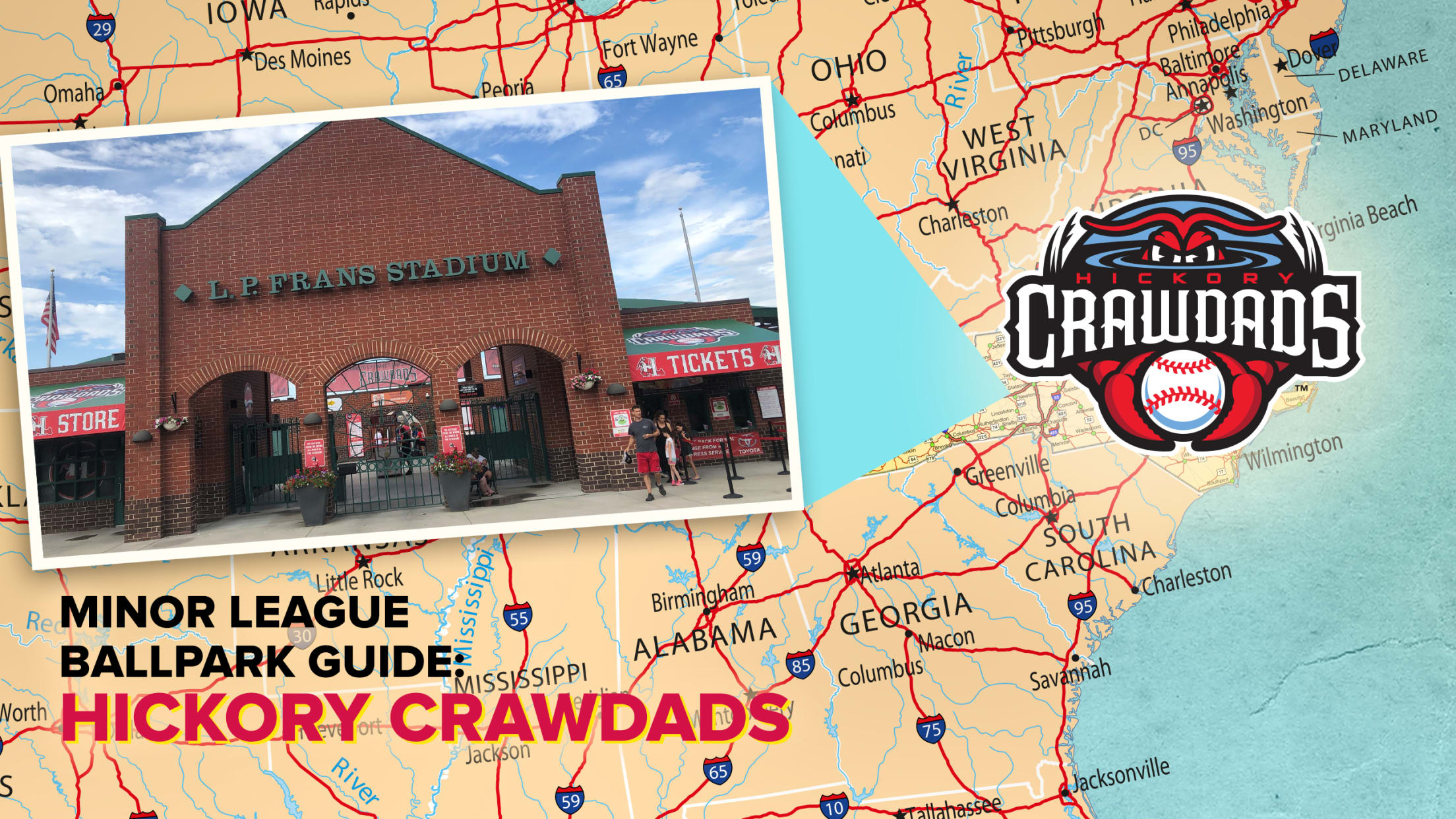 Visit LP Frans Stadium, home of the Hickory Crawdads Atlanta Braves