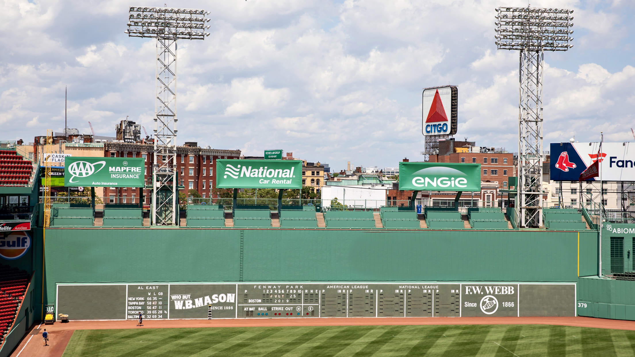 View from the roof deck on top of the Green Monster - Picture of