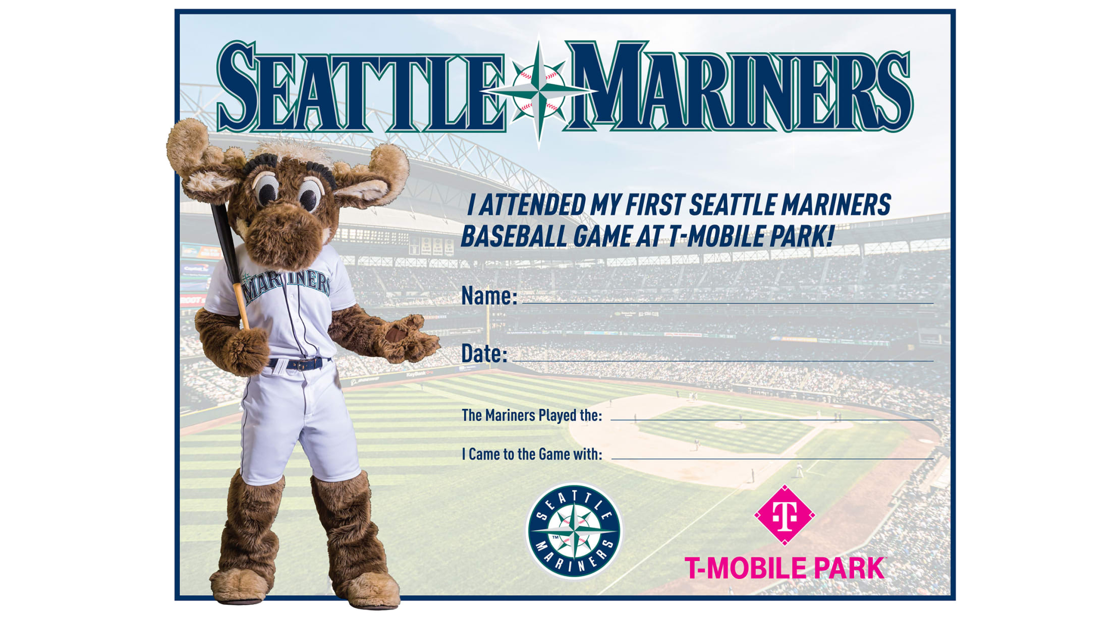 Seattle Mariners Moose  Seattle mariners baseball, Seattle