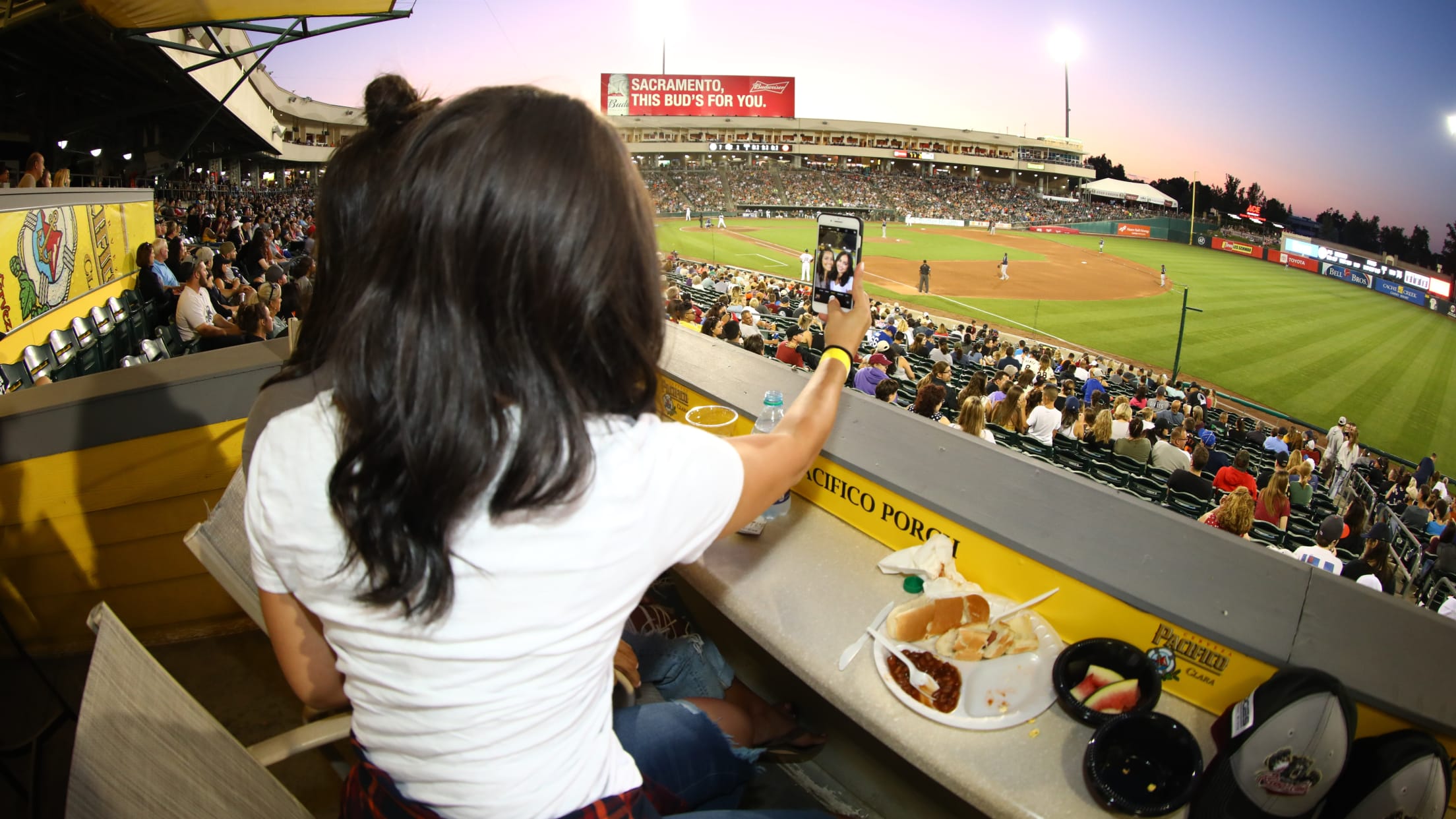 Our Hometown Tourists Go to a Sacramento River Cats Game