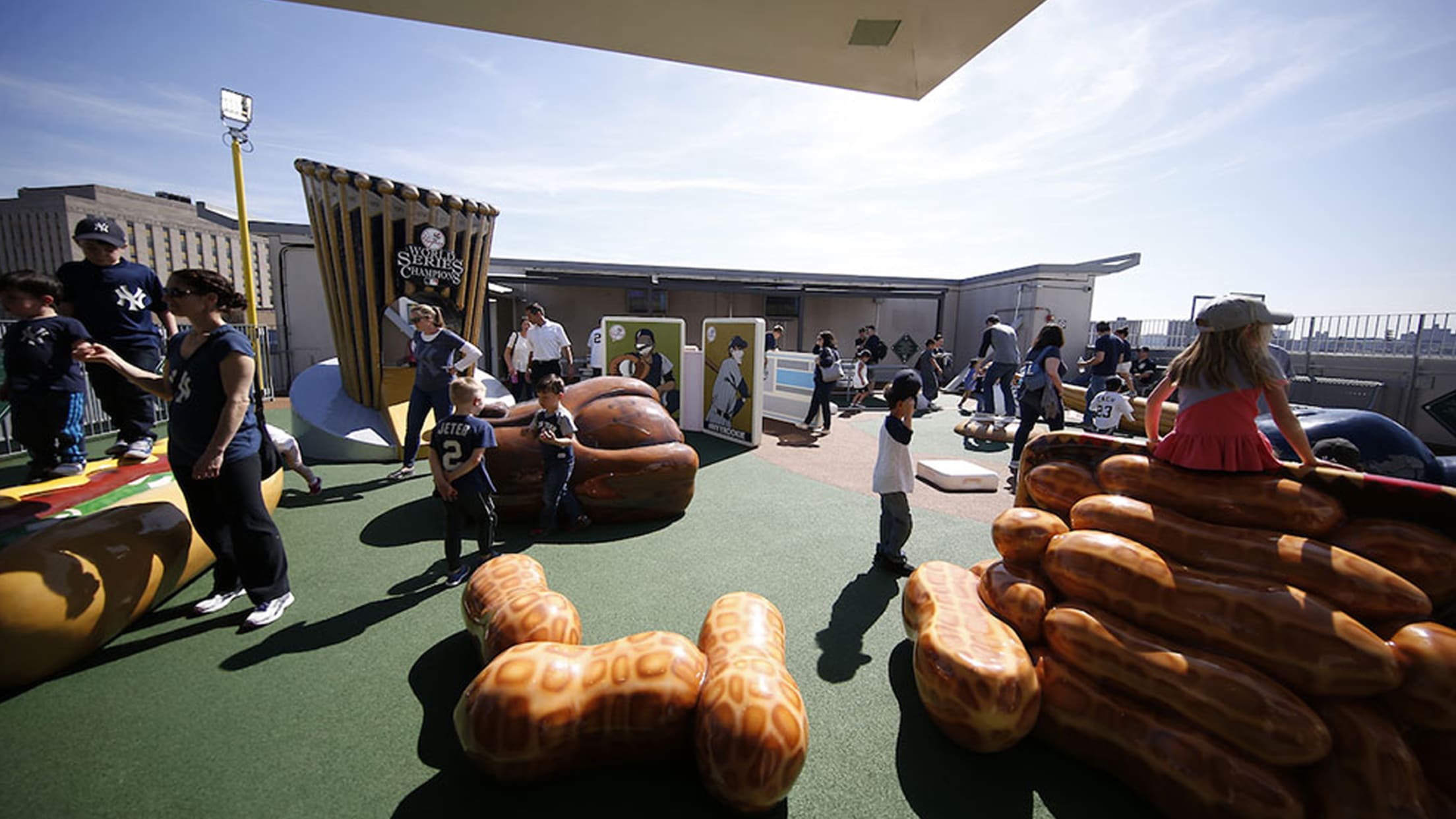 The Kids Clubhouse at the Yankee Stadium. 🏟️⚾️👭❤️