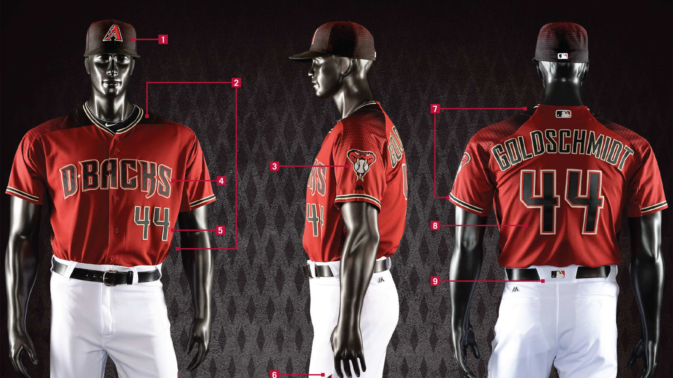 LOOK: Diamondbacks unveil seven new uniforms for 2016 