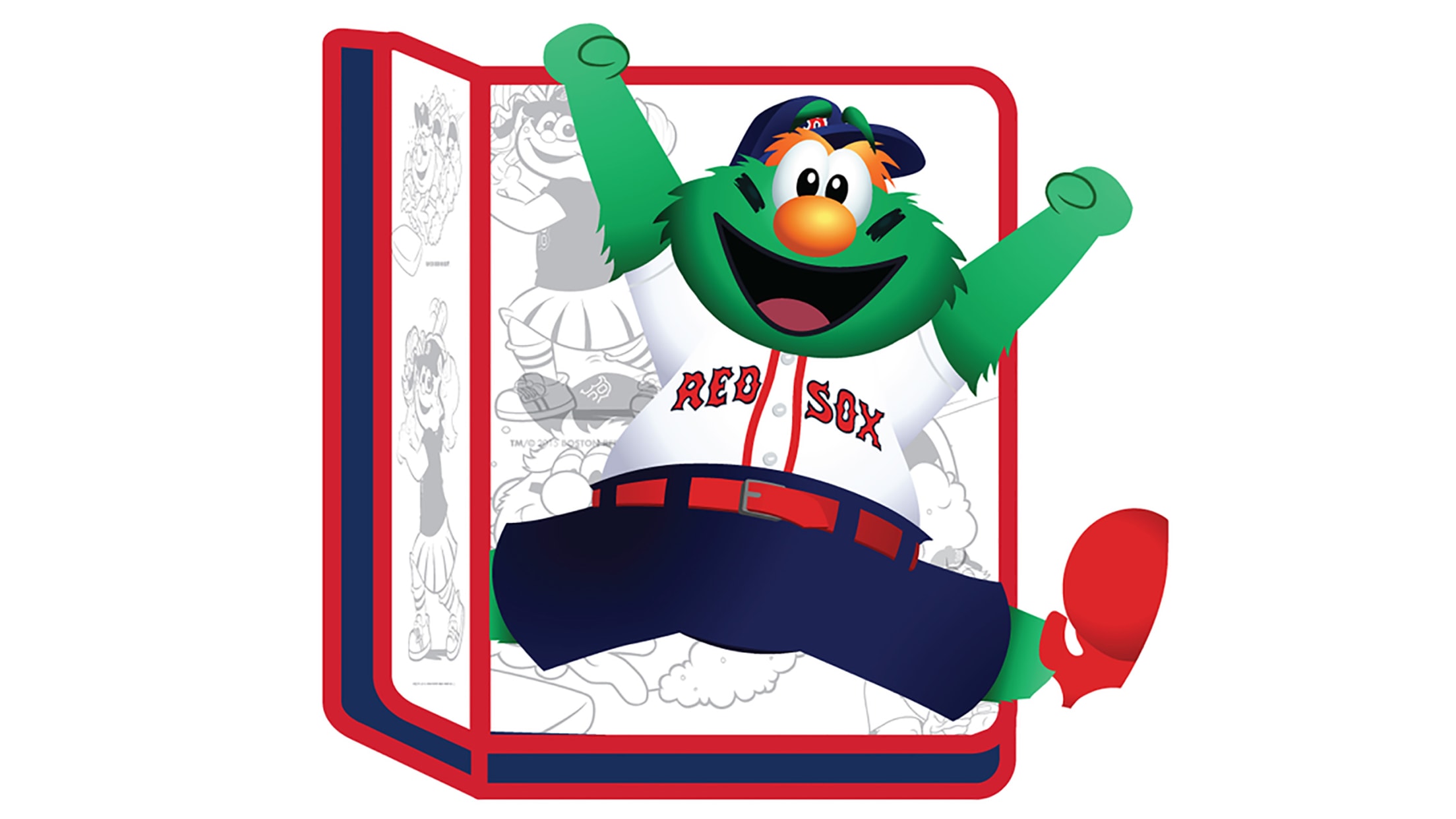 2022 Opening Day Mascots #M-2 Wally the Green Monster - Boston Red Sox