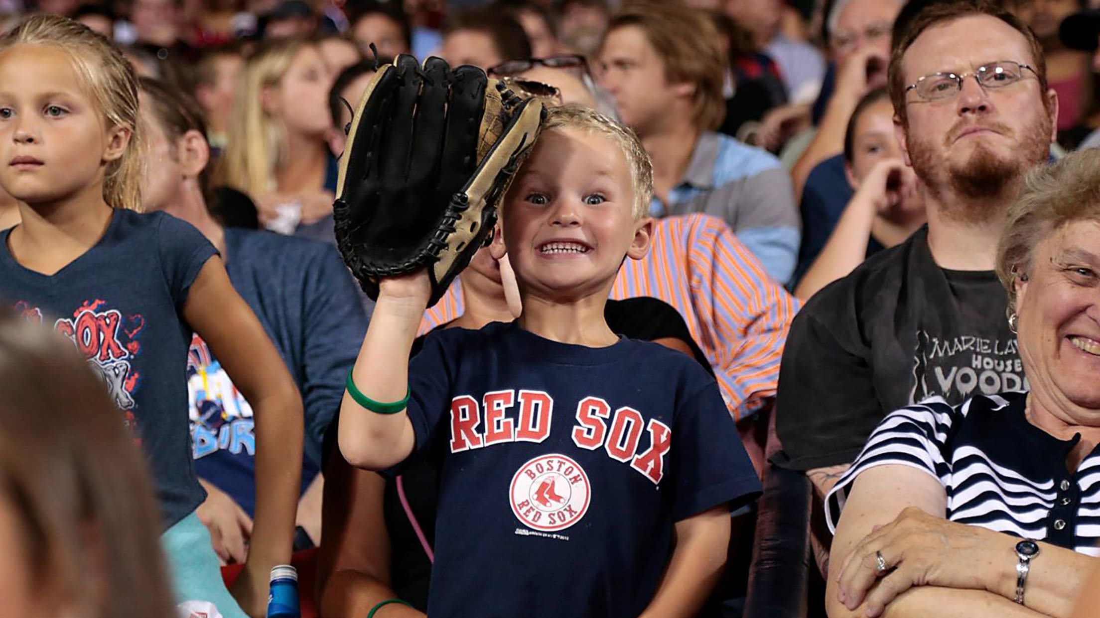 Red Sox fan attends 75th opening day game at Fenway Park