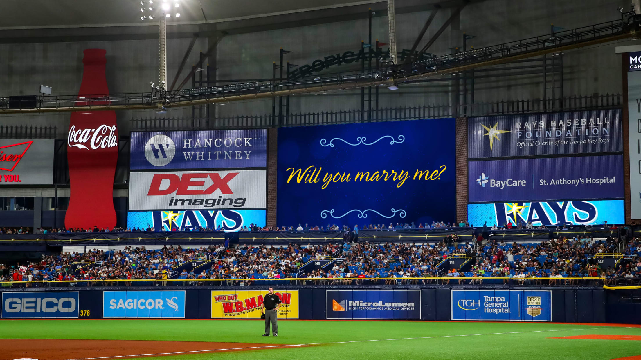 Rays Scoreboard Messages Tampa Bay Rays