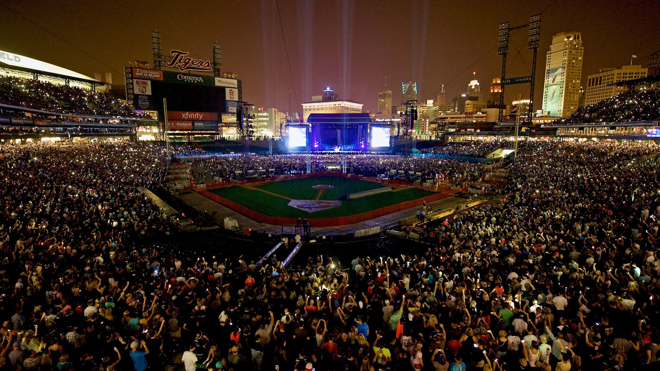 Comerica Park Seating Chart Metallica