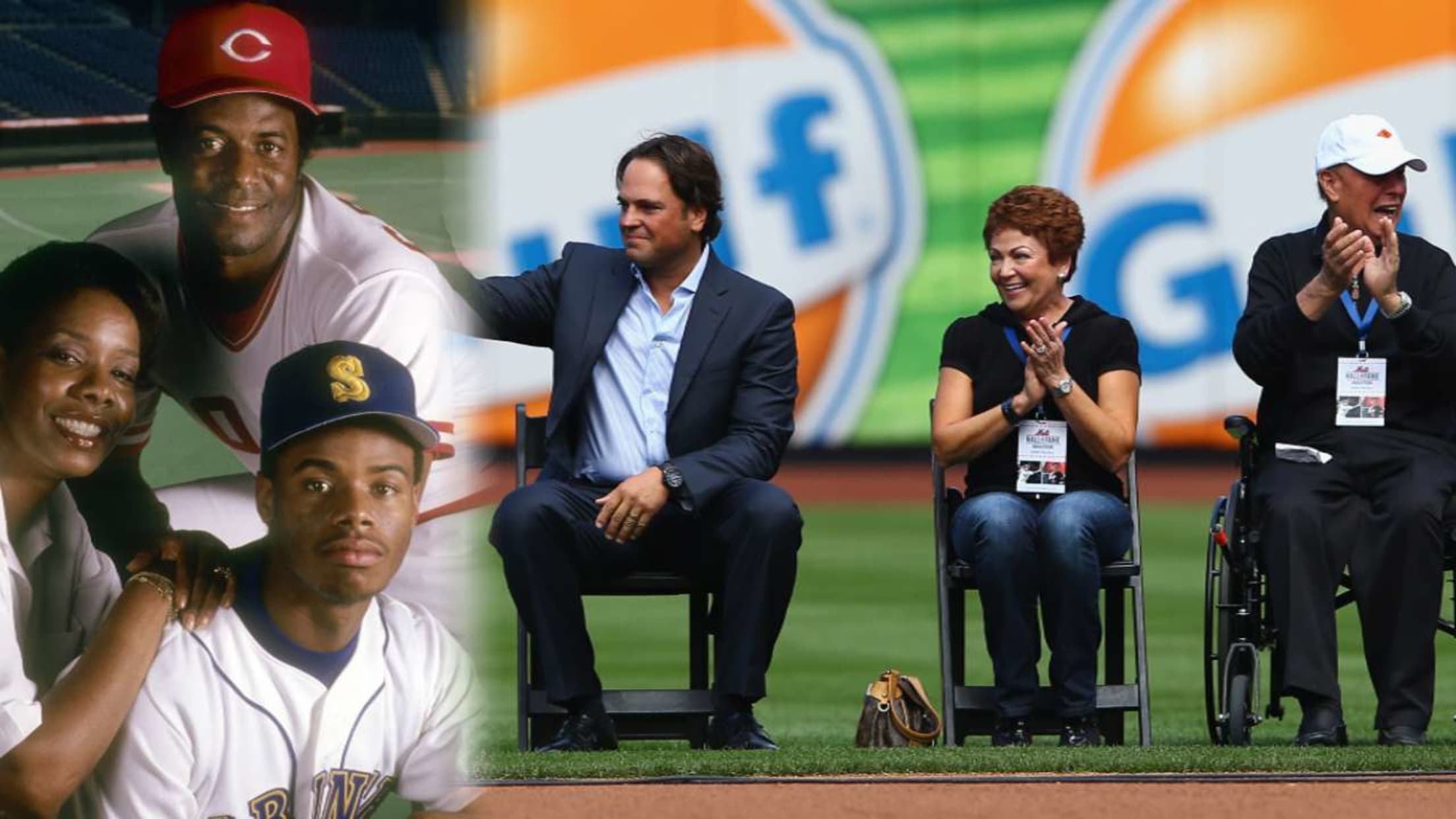 Griffey y Piazza agradecen a los padres