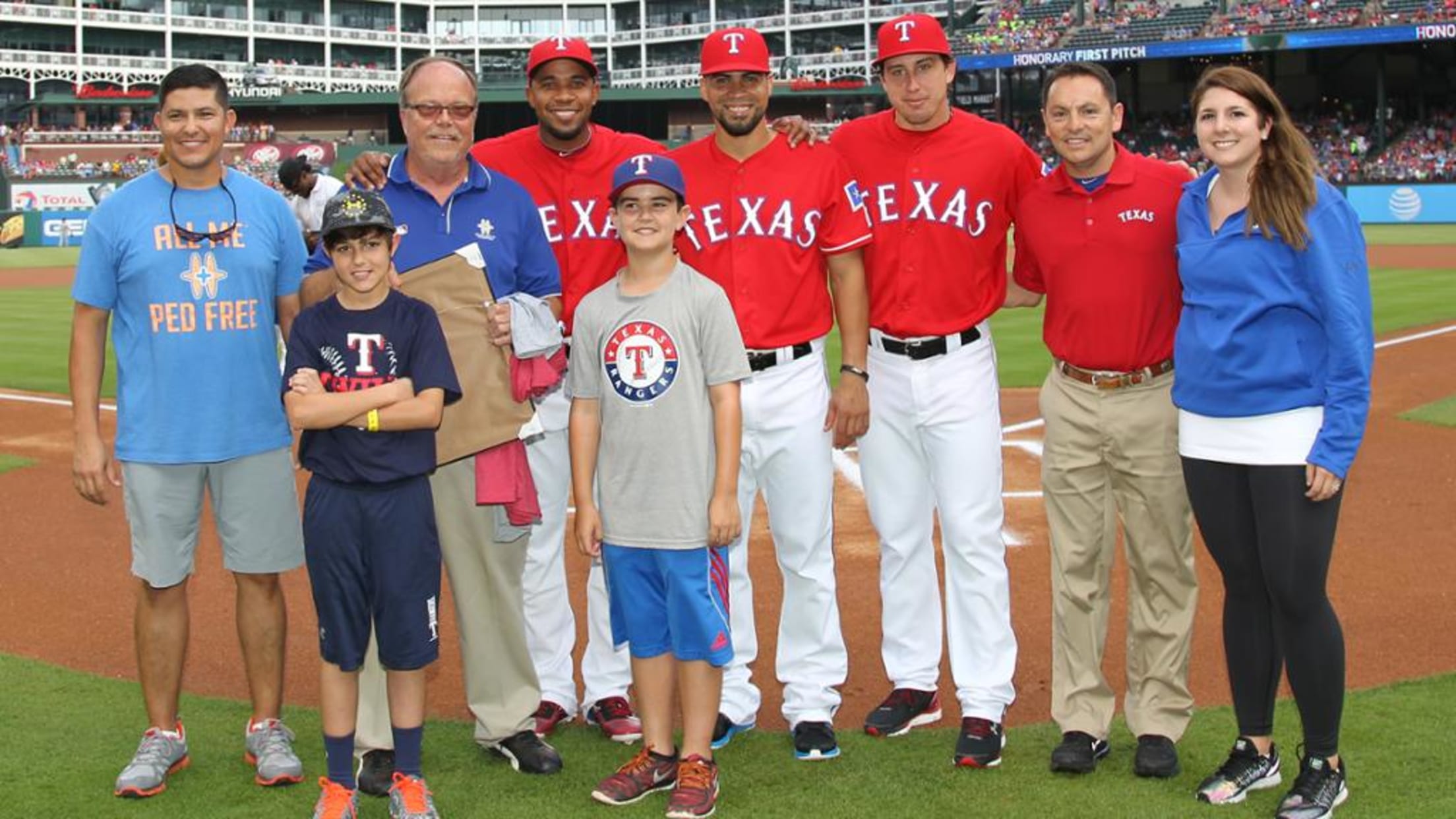 Players in the Community Texas Rangers