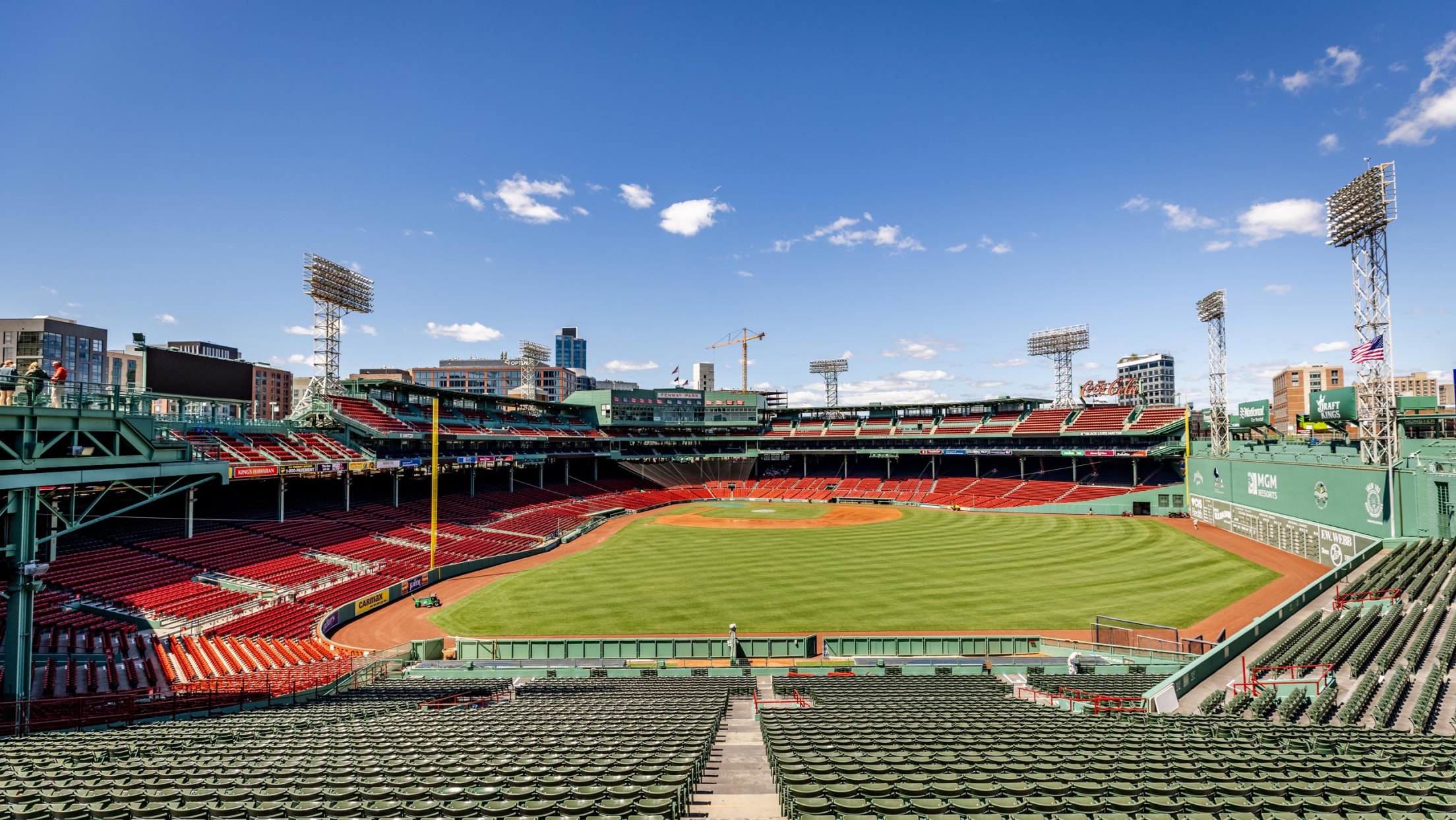 Boston Fenway Park At Night Stock Photo - Download Image Now