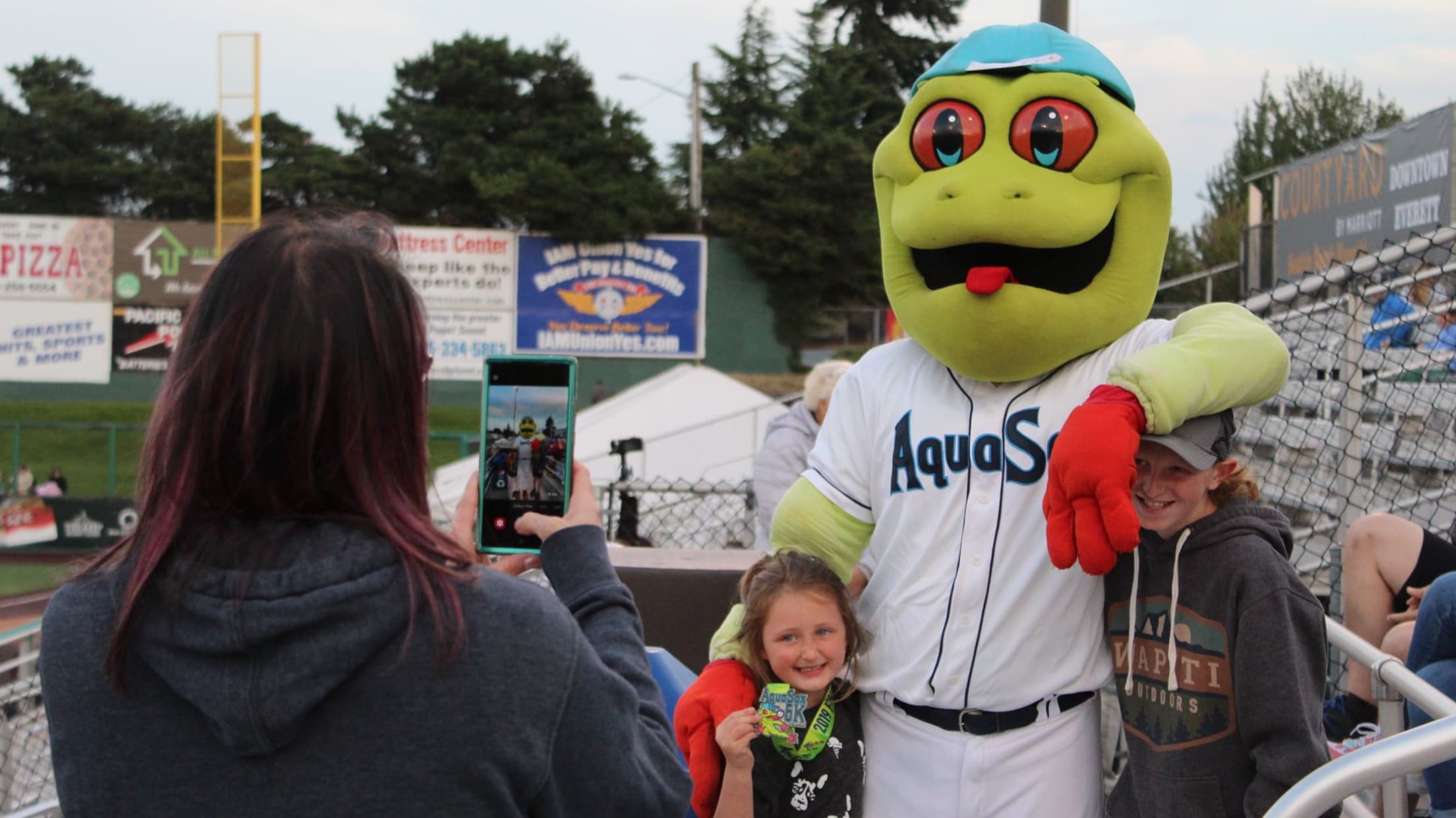 An AquaSox Fan Visits J-Rod Night At Funko Field