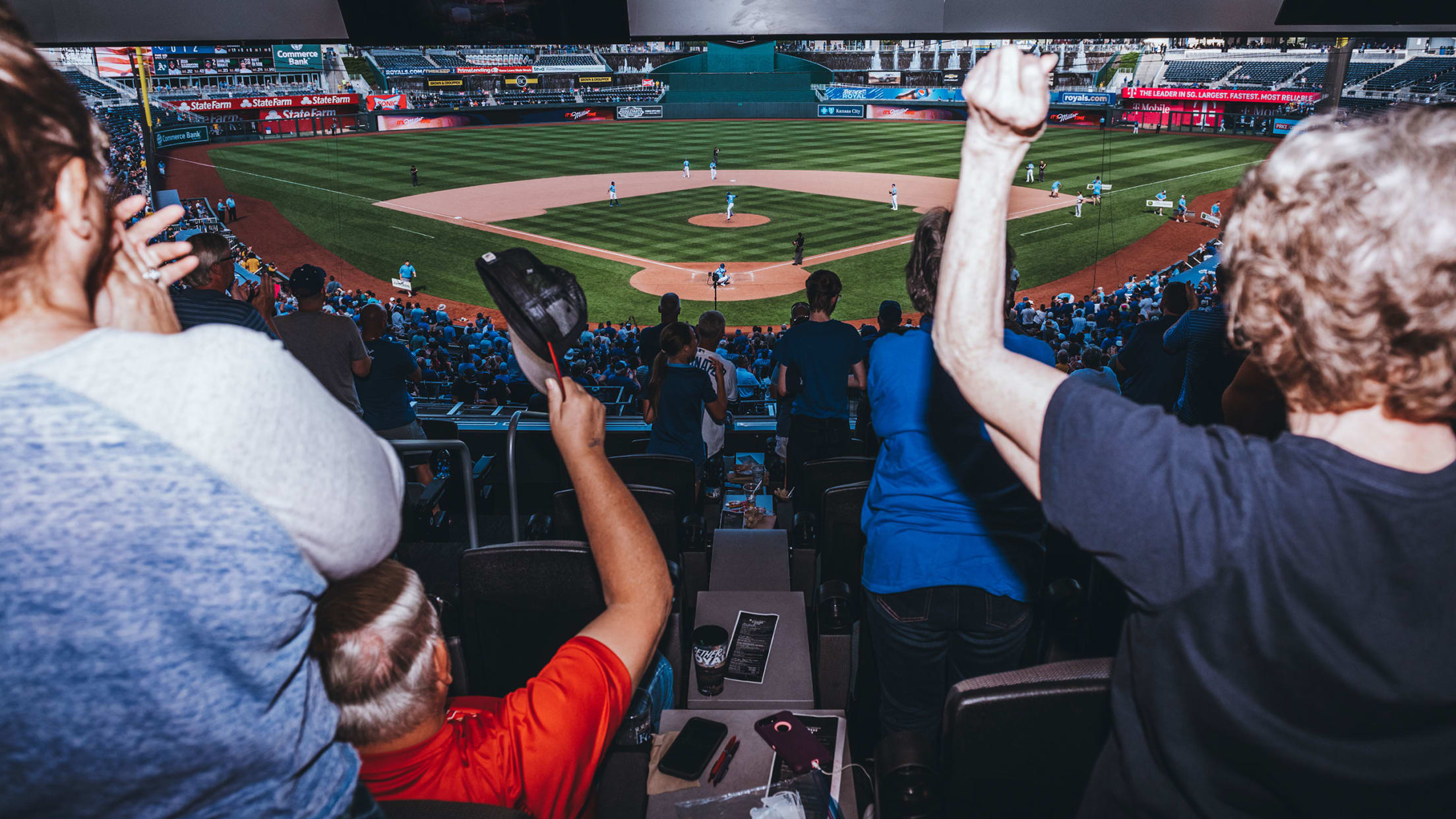 Diamond Club Seats at Kauffman Stadium 