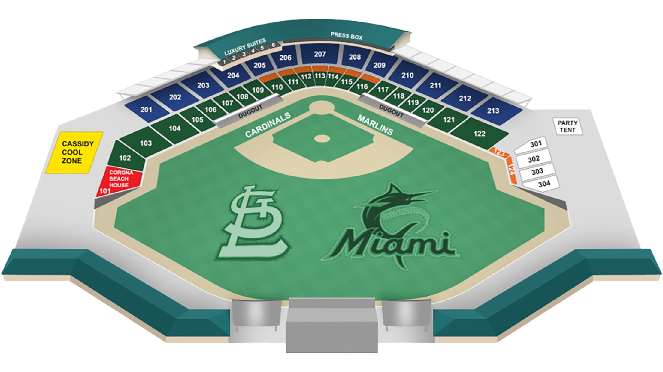 Roger Dean Chevrolet Stadium Miami Marlins