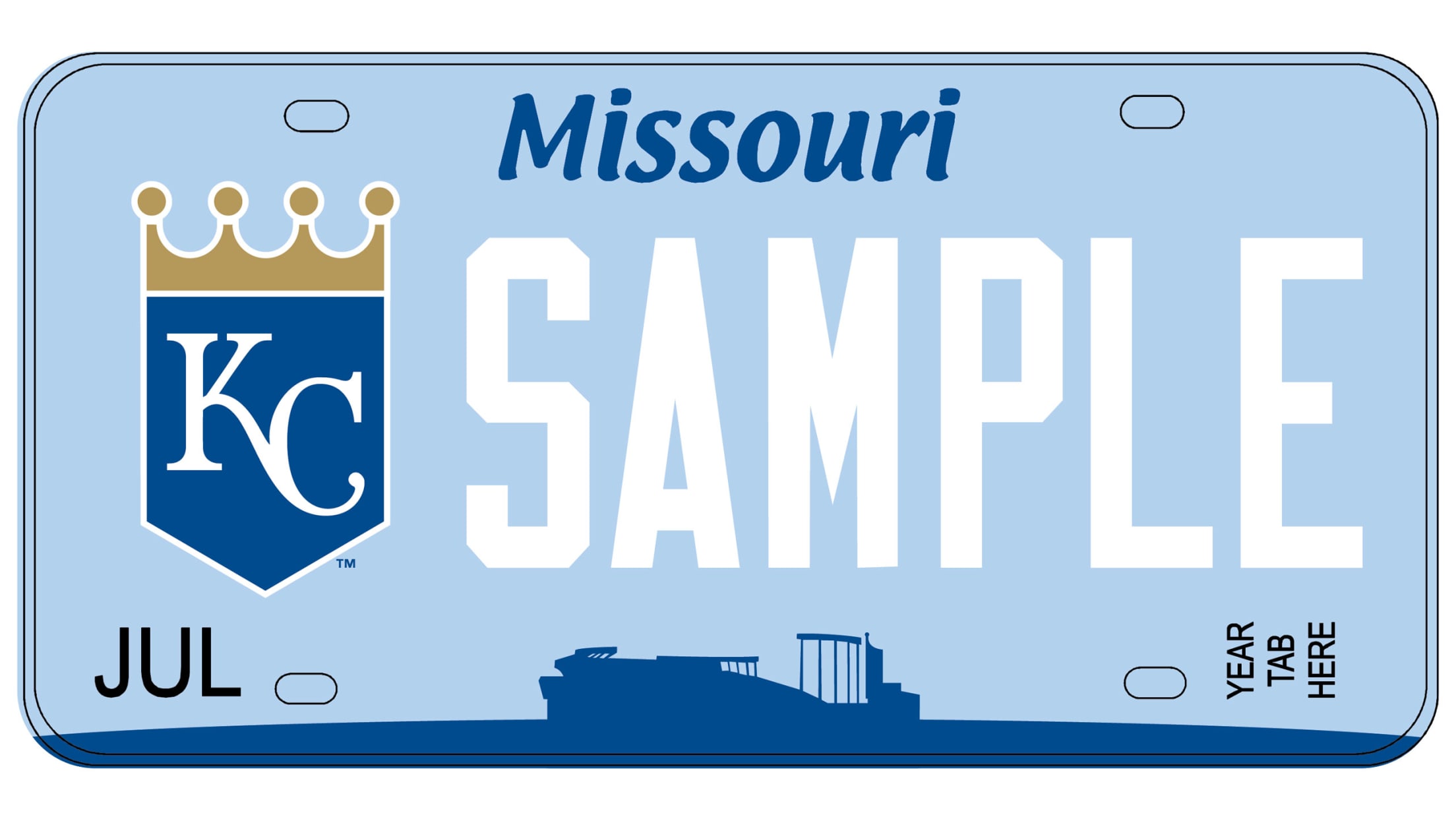 KANSAS CITY ROYALS 1973 ALL STAR GAME LICENSE PLATE PACK GRAY BRIM N –  Sports World 165