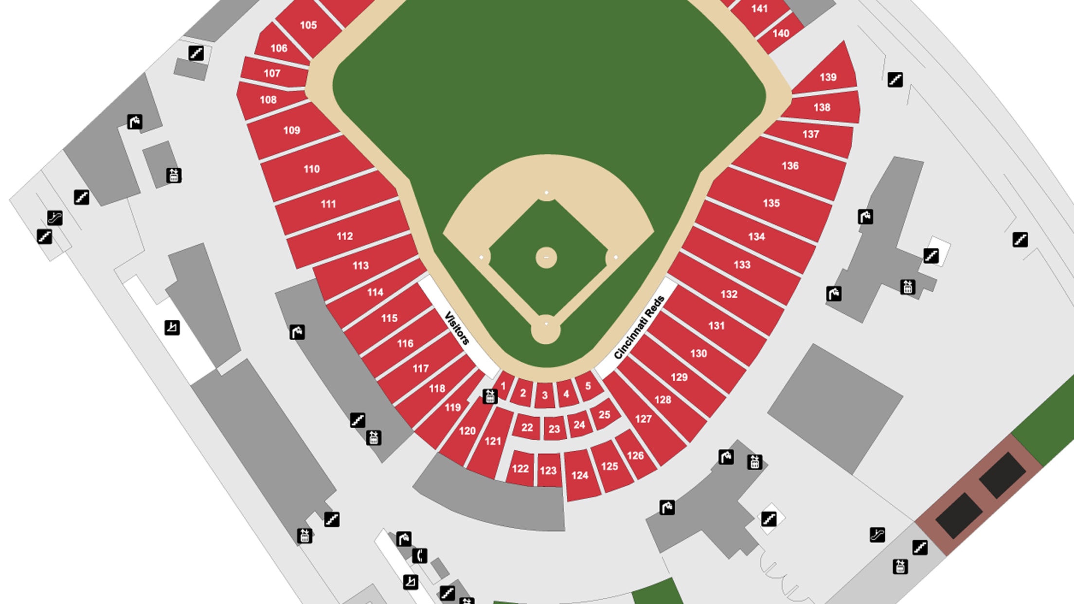 Great American Ball Park, Cincinnati Reds