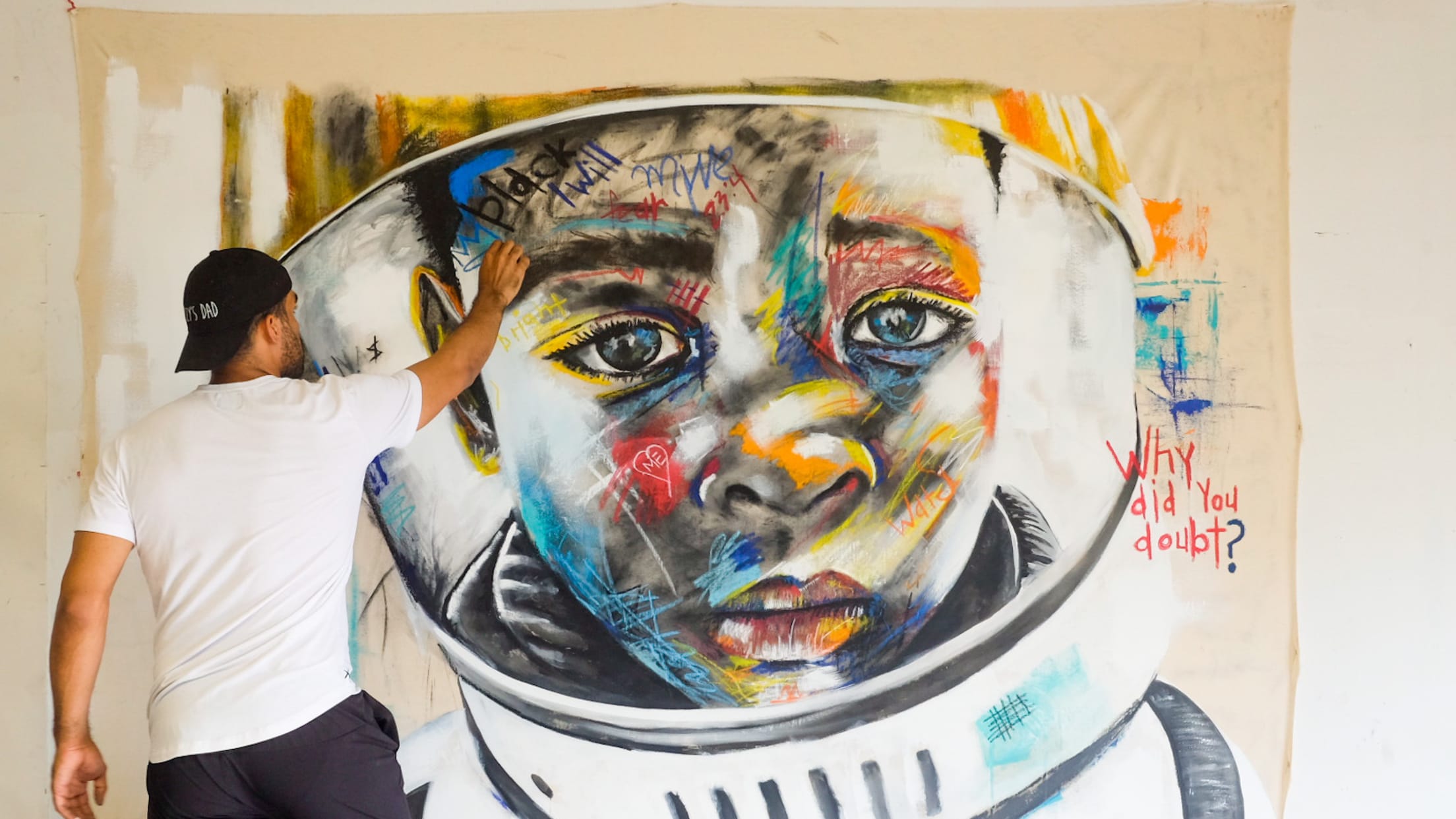 MLB player turned artist Micah Johnson has big dreams