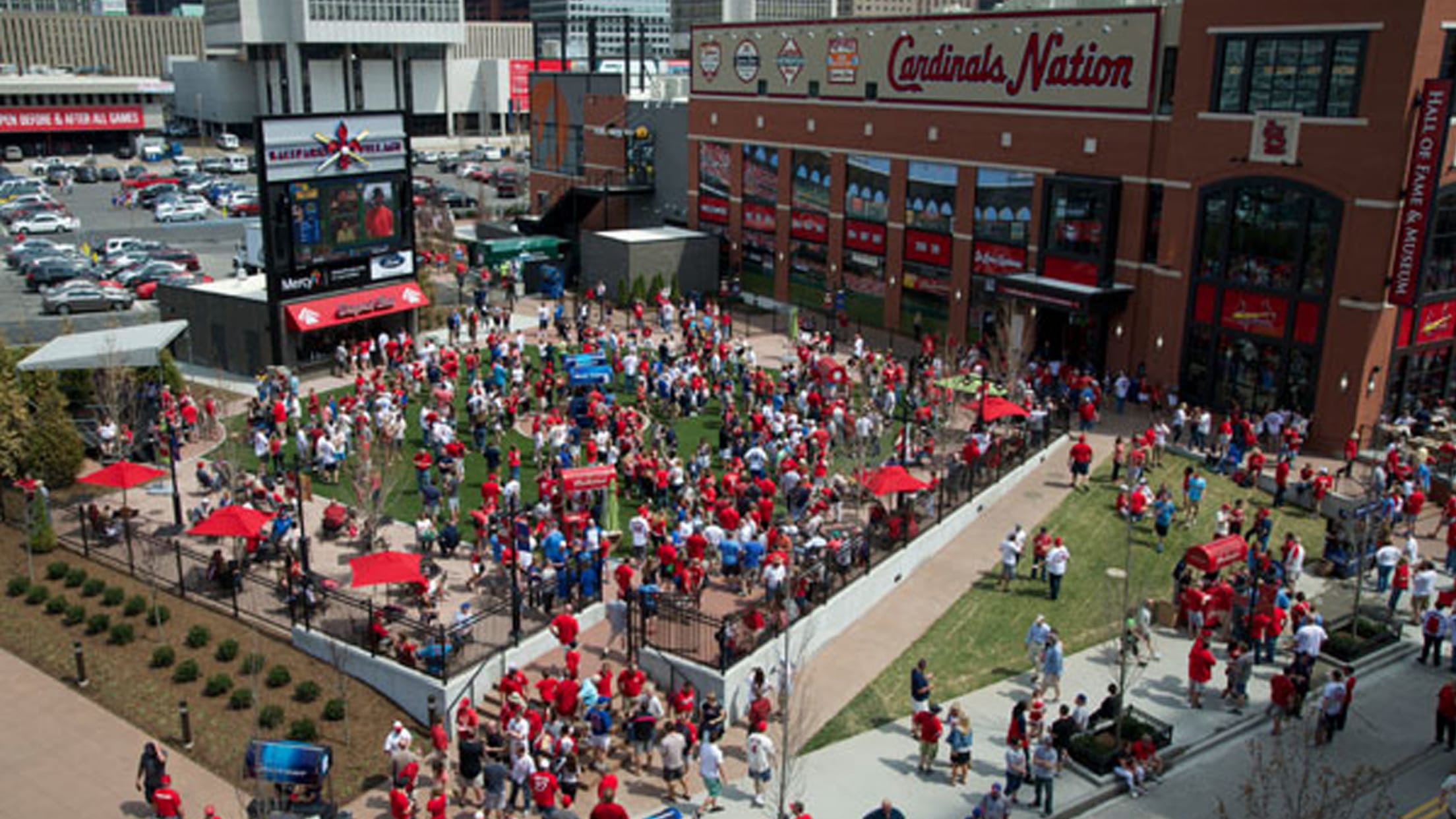 Ballpark Village features for 2022 Cardinals season