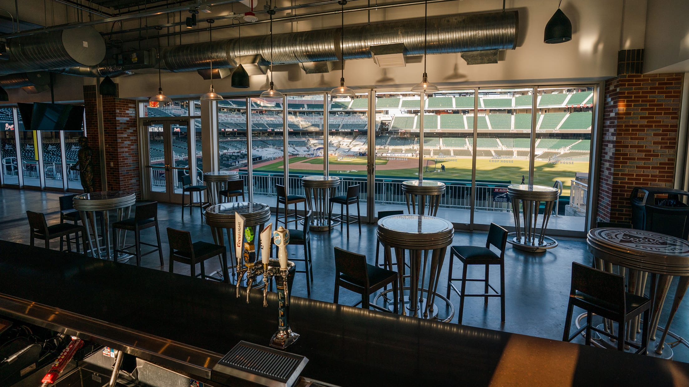 Atlanta 11, The Chop House restaurant in the right field co…