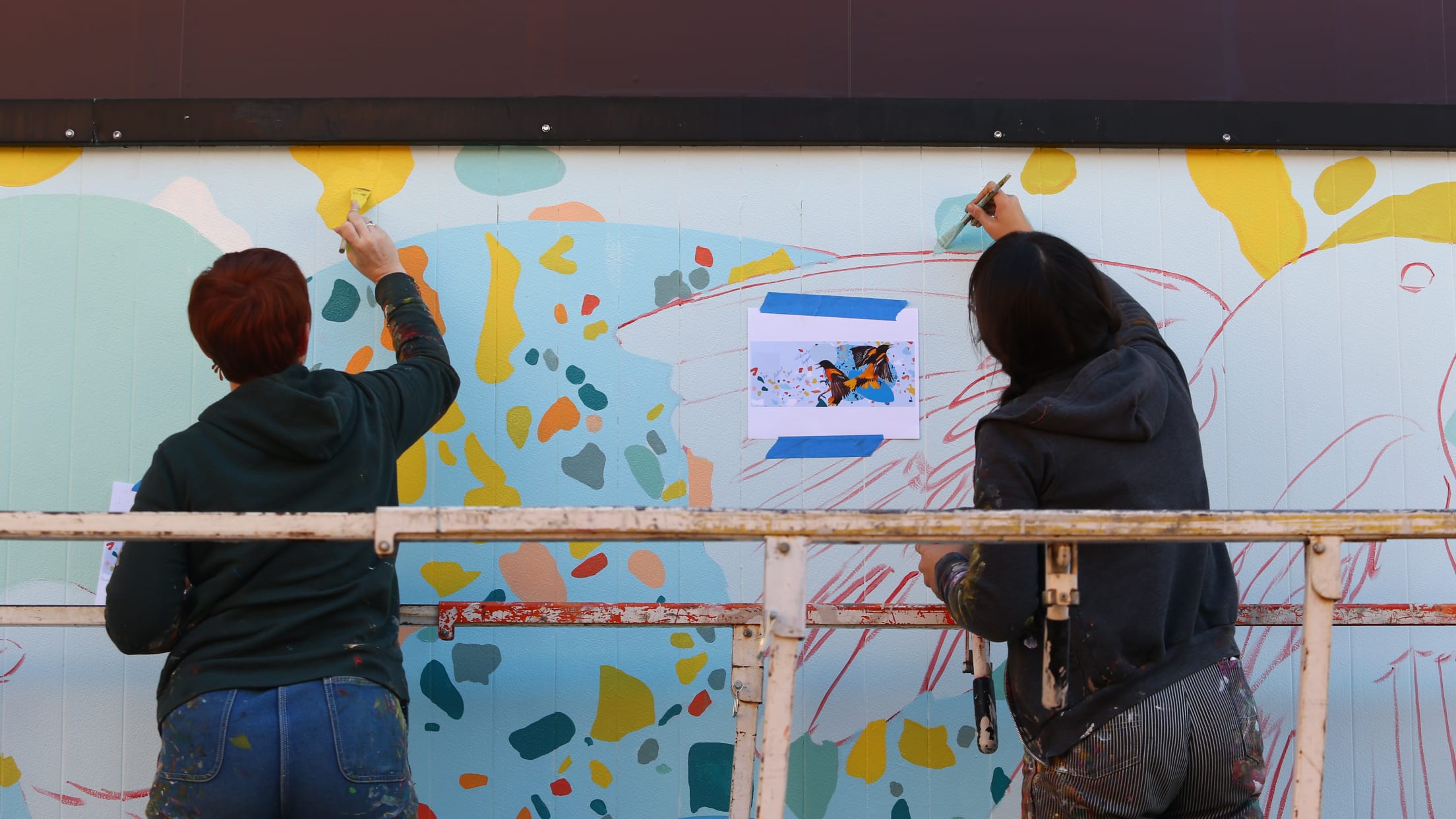 Oriole Park At Camden Yards Blueprint Mural - Murals Your Way