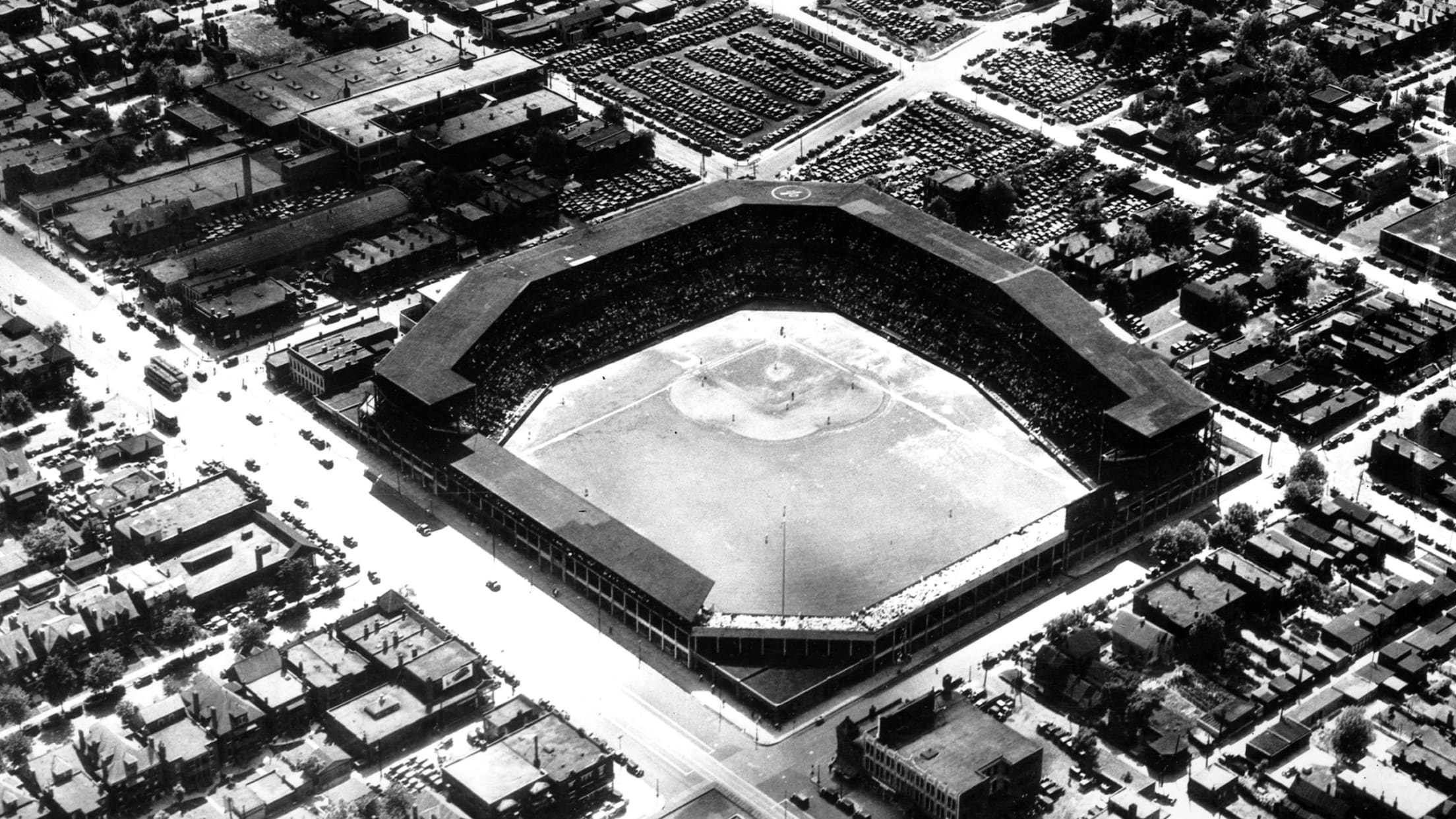 The St Louis Cardinals Clock in Busch Stadium black and white Photos