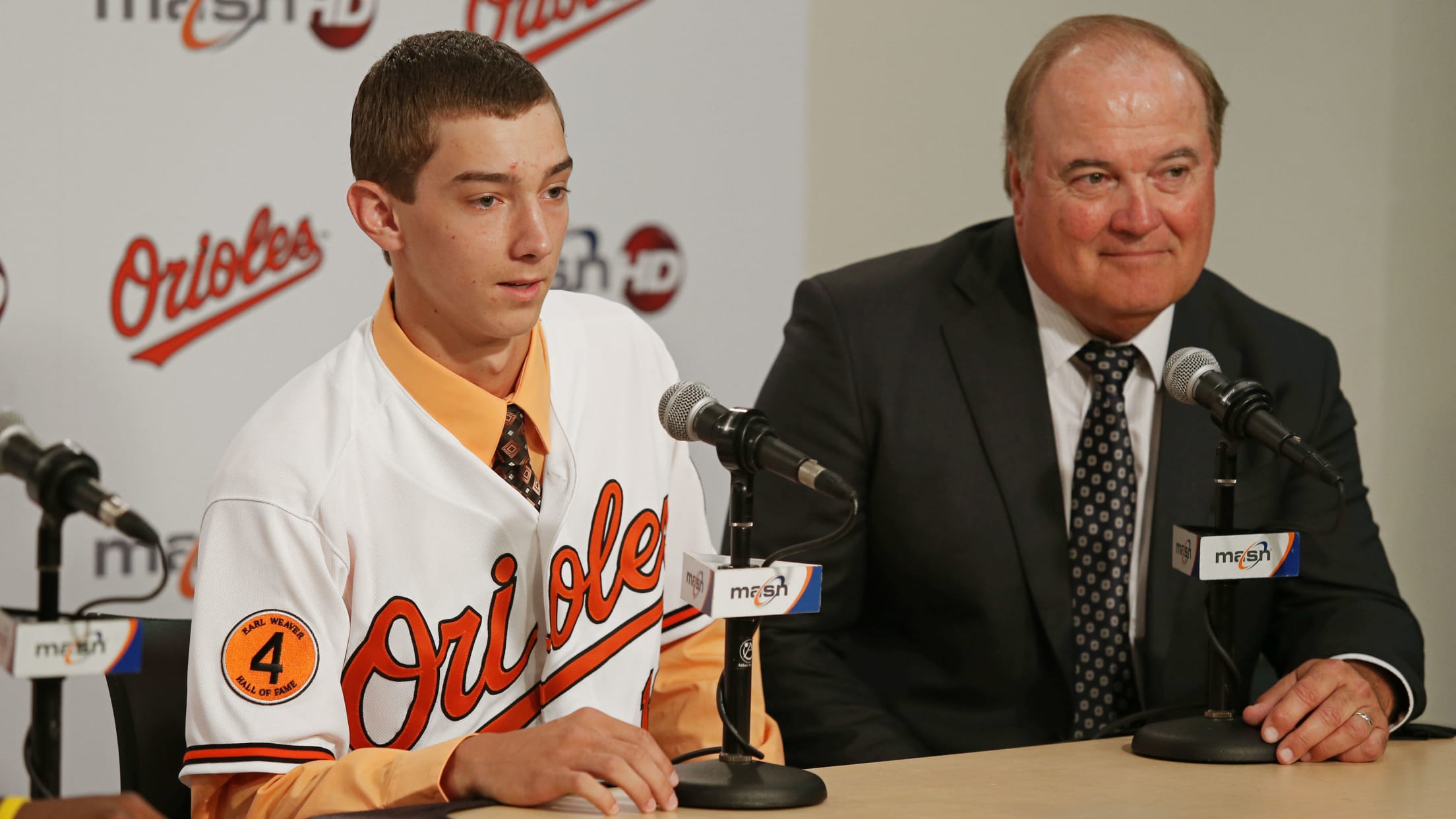 2131 Eutaw Street? Orioles best buddies Cedric Mullins and Austin