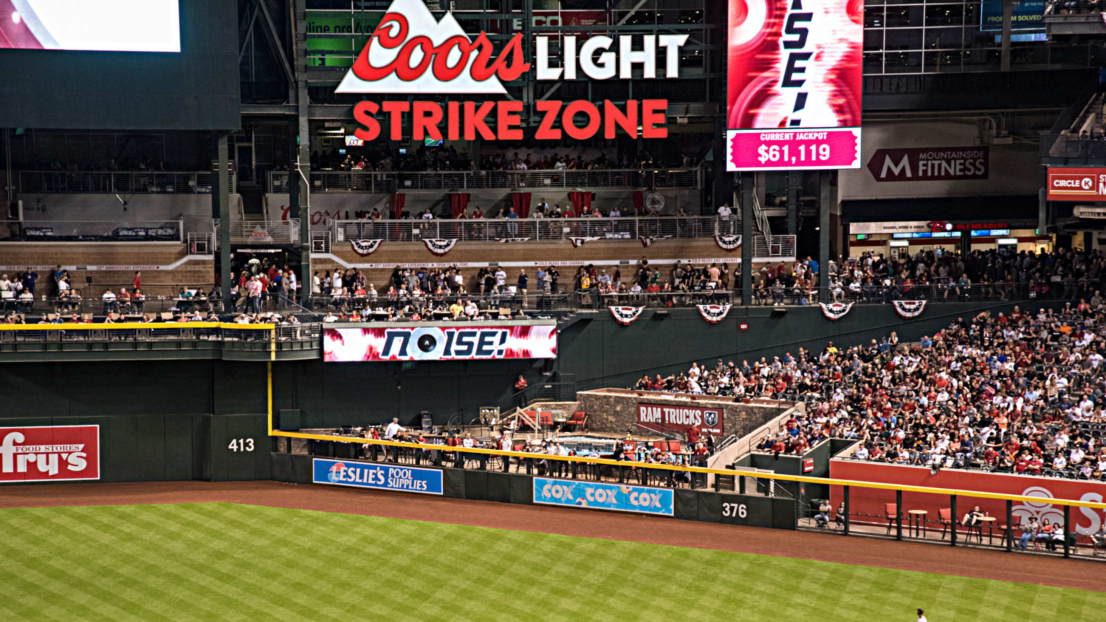 Coors Light Strike Zone Chase Field Events Arizona Diamondbacks