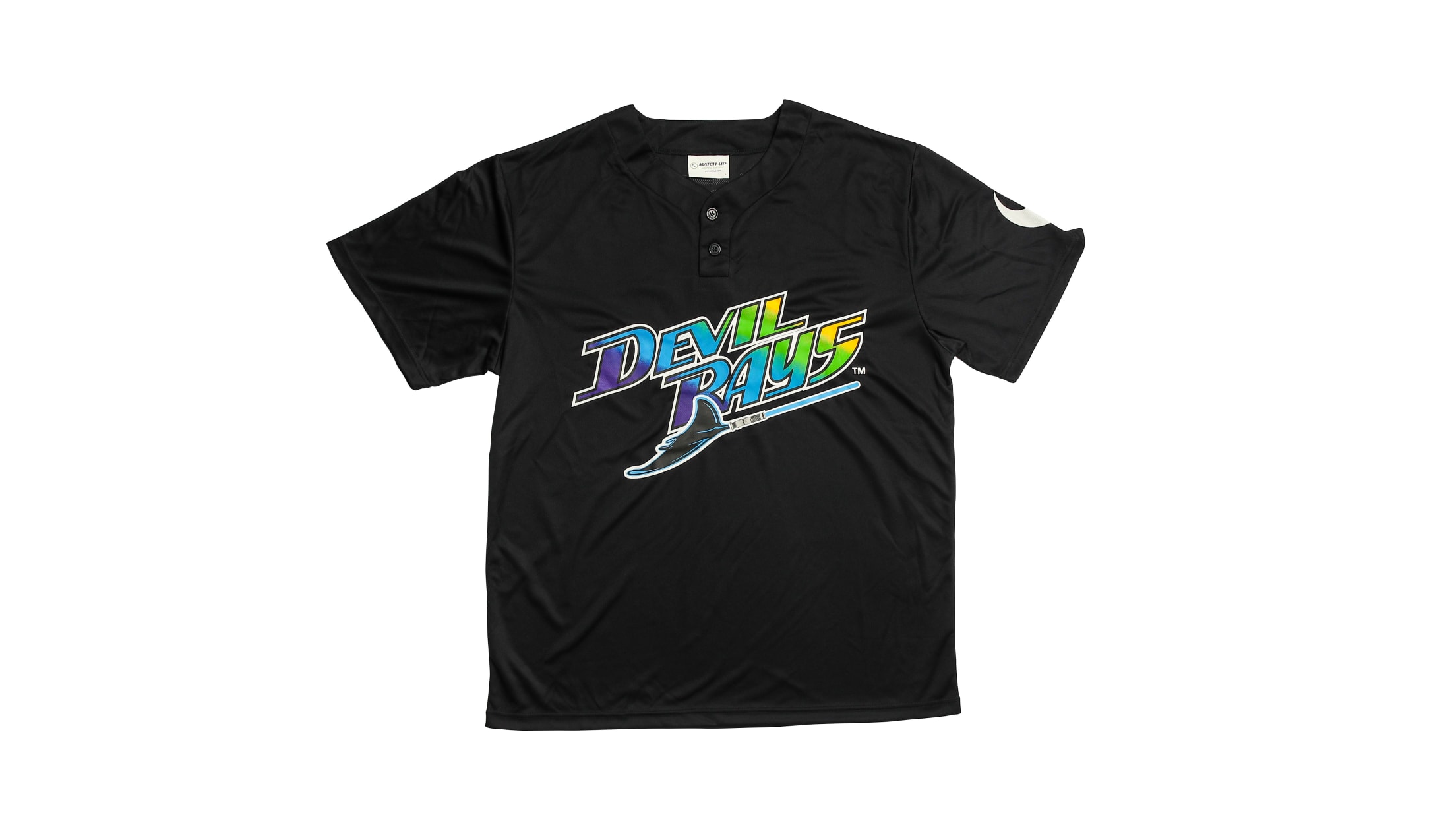 Tampa Bay Devil Rays Cooperstown Collection Nike Black Alternate Replica  Jersey