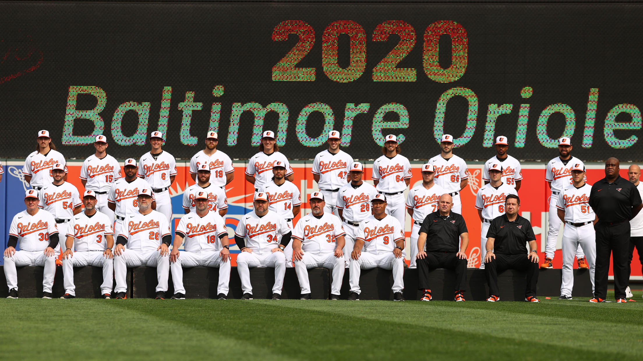 Orioles 2020 team photo