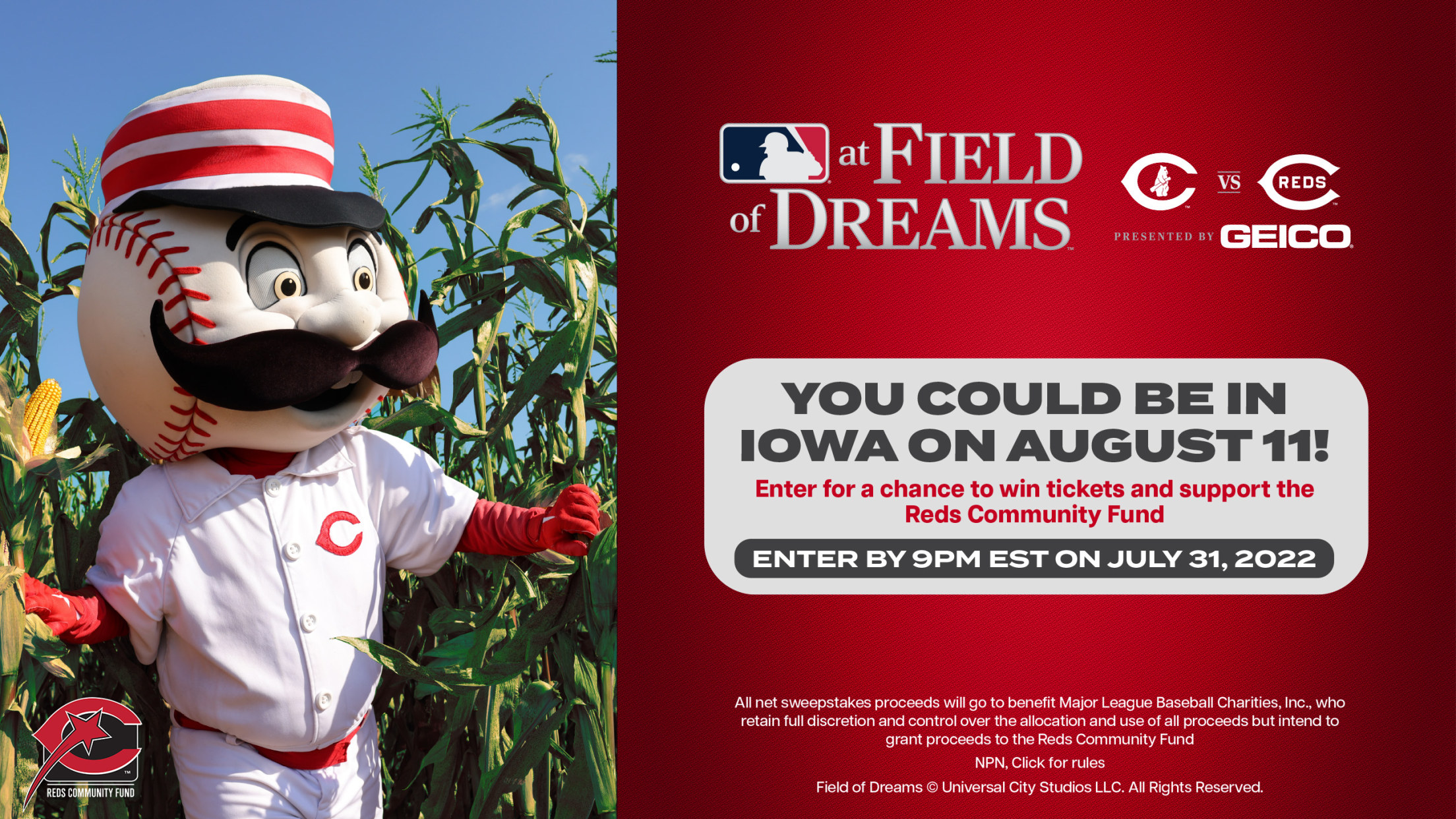 Reds to face the Cubs in 2022's Field of Dreams game - Redleg Nation