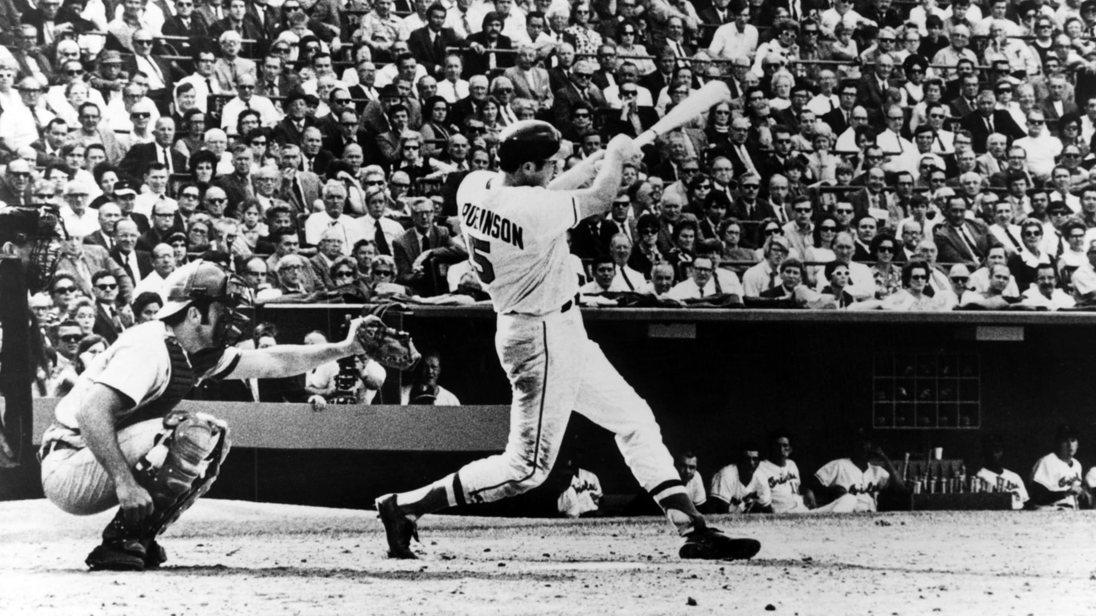 Mr. Oriole Singles in Game 5 of the 1970 World Series 