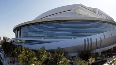 Fish tanks and palm trees - Miami's Marlins Park