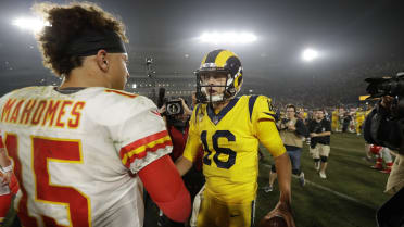 Patrick Mahomes II sported his dad's Mets jersey when he arrived for Sunday  Night Football