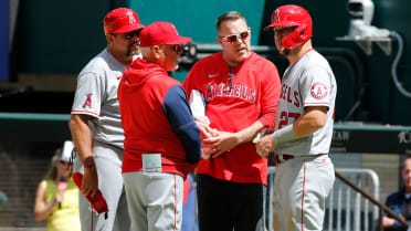 Mike Trout injury: Angels star leaves game vs. Ranger after being hit by  pitch - Sports Illustrated