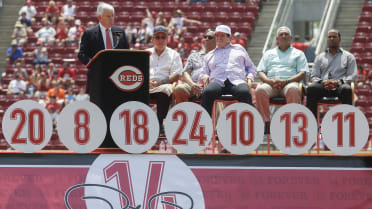 Cincinnati Reds - How many players or managers represented by these Reds  retired numbers can you name?