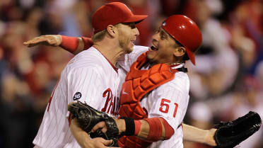 Carlos Ruiz and Raúl Ibañez spoke poignantly about their late Phillies  teammate, Roy Halladay.