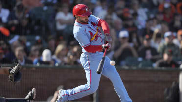 Cardinals Authentics: Team Issued Paul DeJong Red Batting Practice Jersey