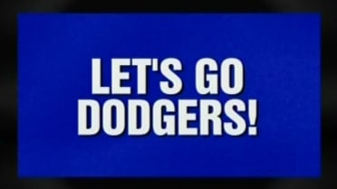 Let S Go Dodgers Was A Jeopardy Category On Friday Night Mlb Com