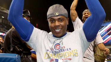 Aroldis Chapman celebrates Cubs' World Series win with girlfriend