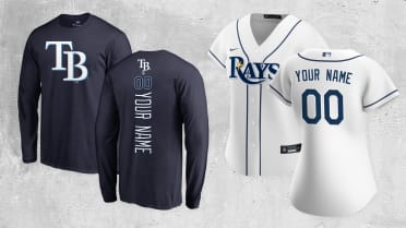 Men's Tampa Bay Rays Nike White Home Authentic Custom Jersey